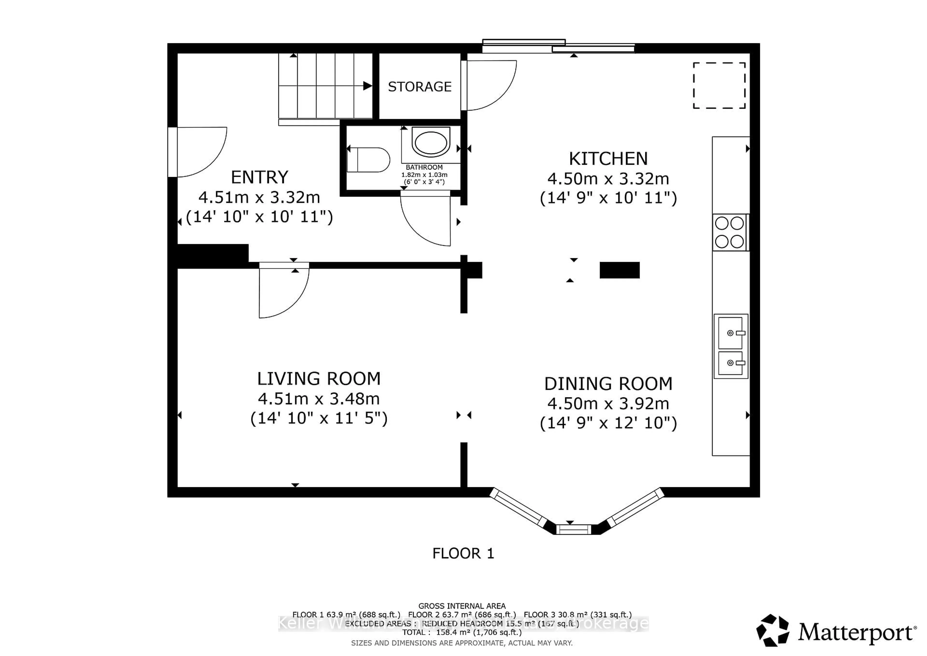 Floor plan for 220 Highway No. 7, Pickering Ontario L1Y 0A9