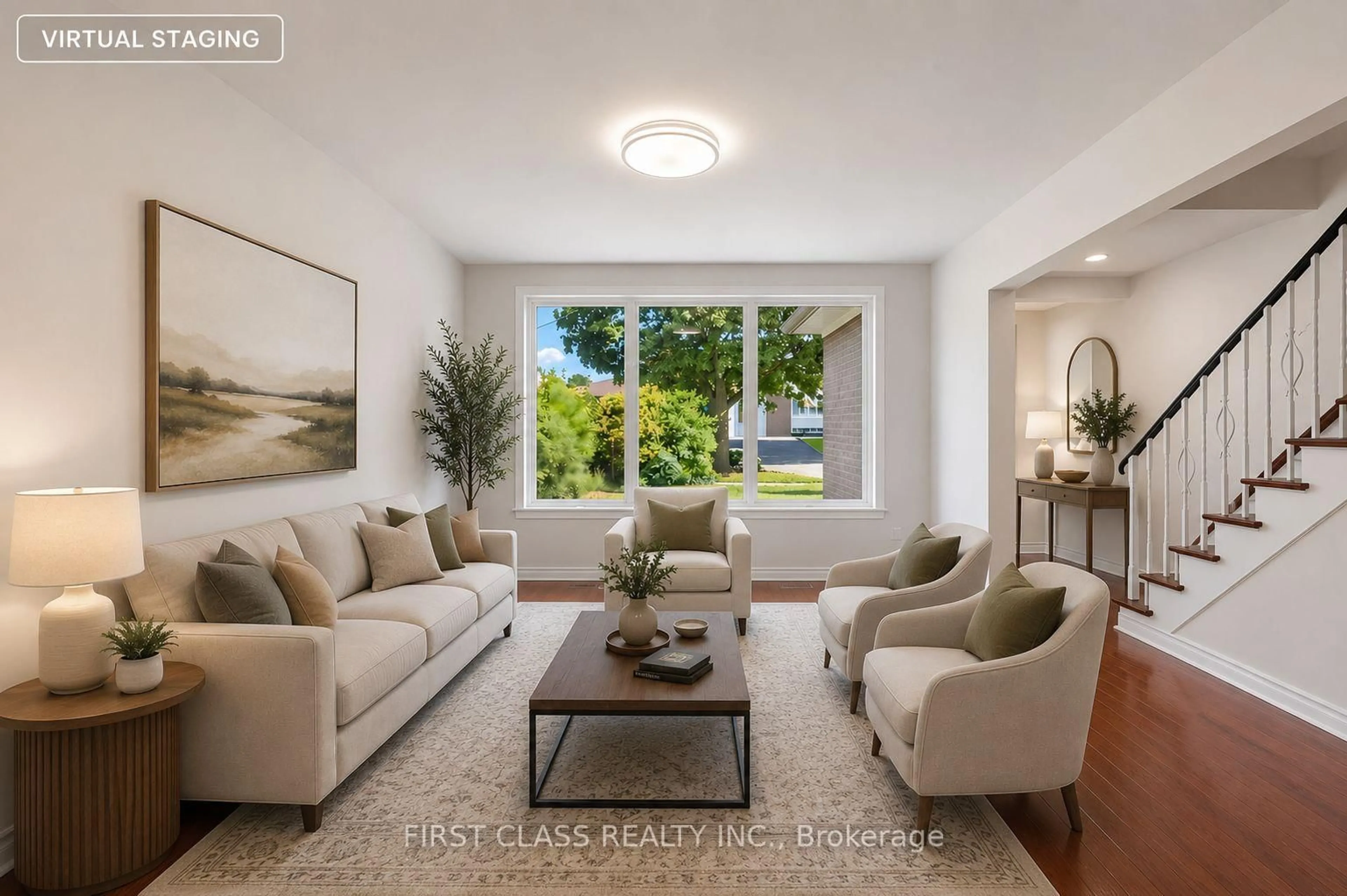 Living room with furniture, unknown for 66 Sonmore Dr, Toronto Ontario M1S 1X4