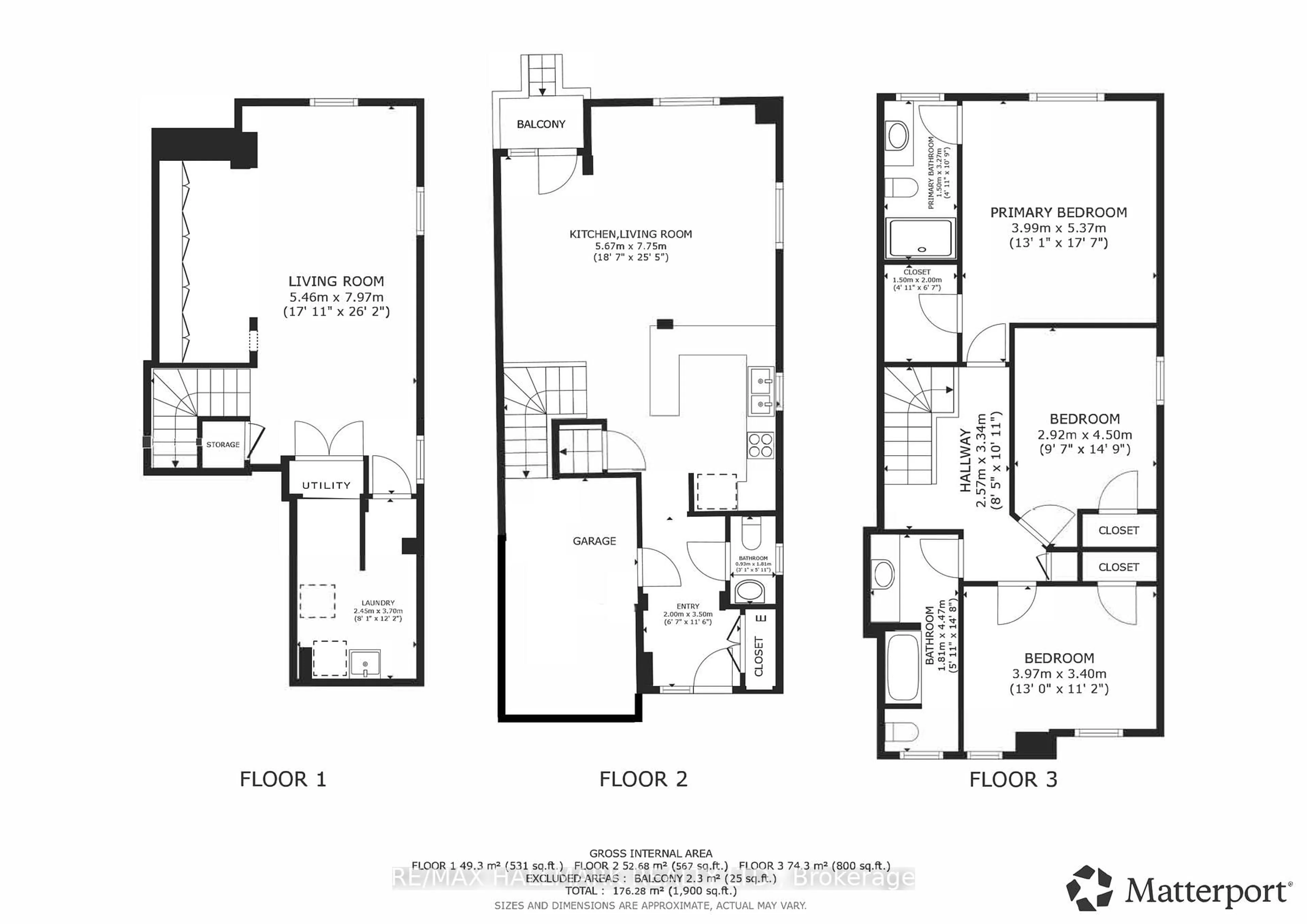 Floor plan for 21 Summerside Ave, Whitby Ontario L1R 0G3