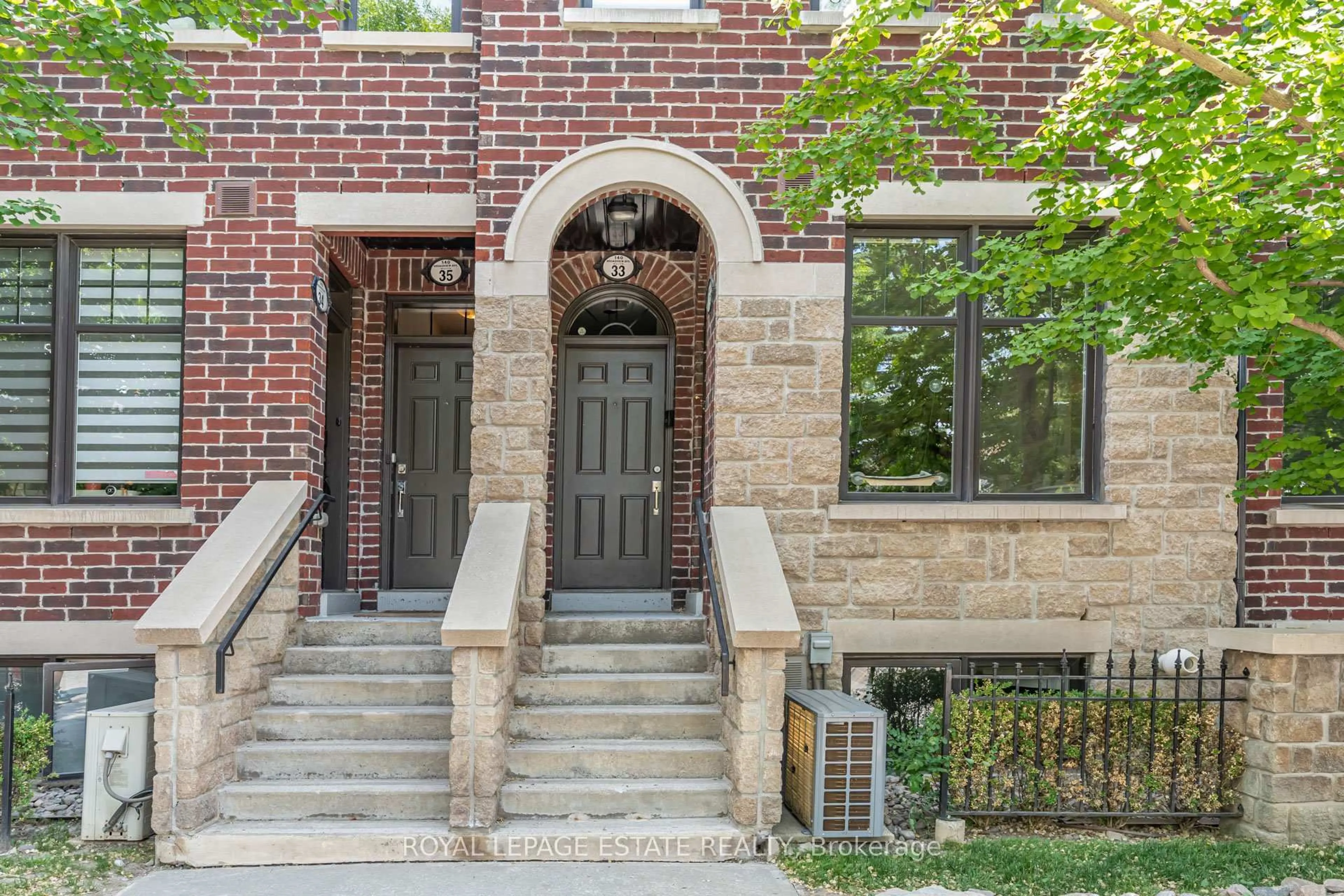 Home with brick exterior material, street for 140 Broadview Ave #32, Toronto Ontario M4M 0A8