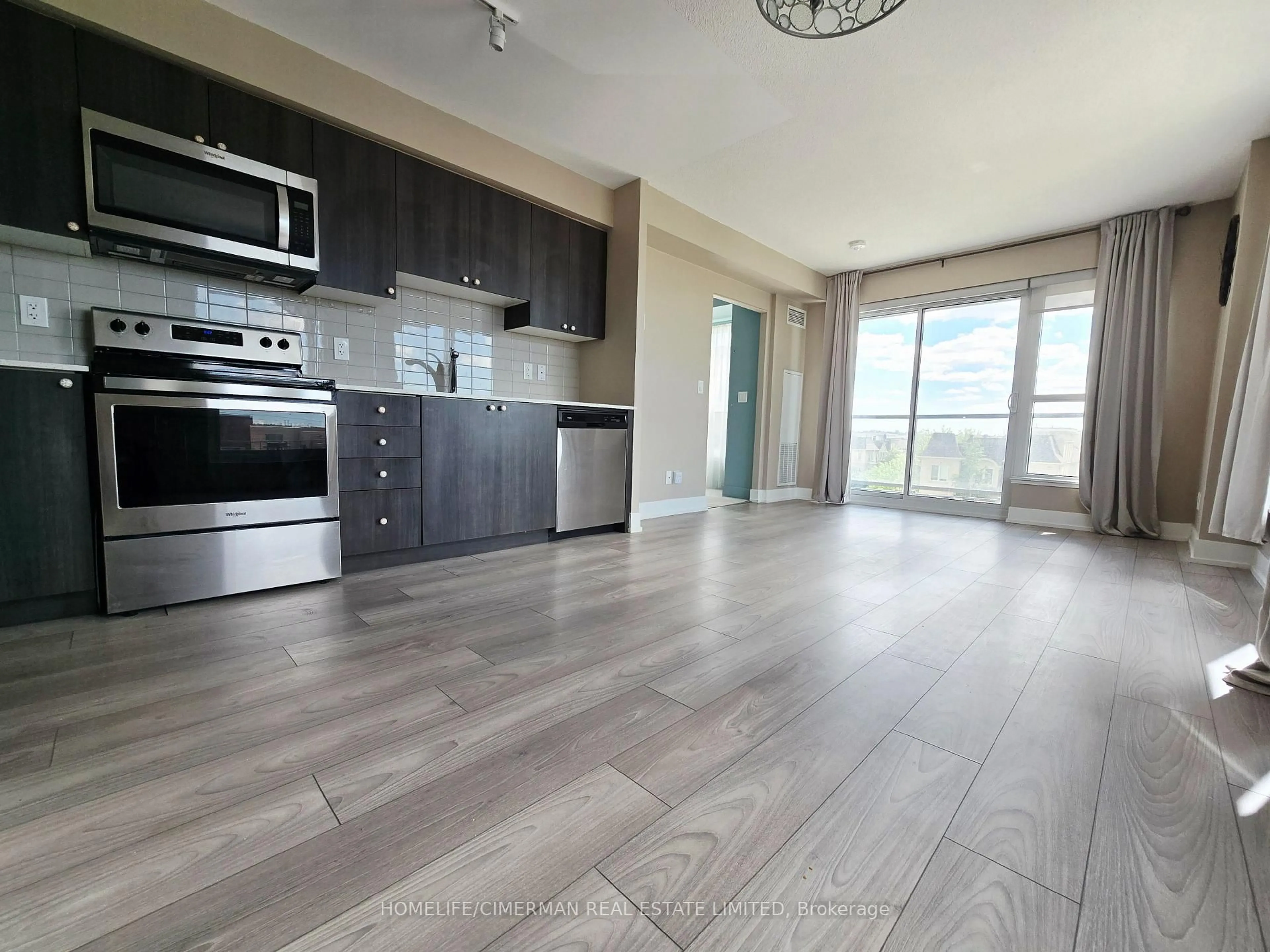 Open concept kitchen, unknown for 1255 Bayly St #409, Pickering Ontario L1W 0C3