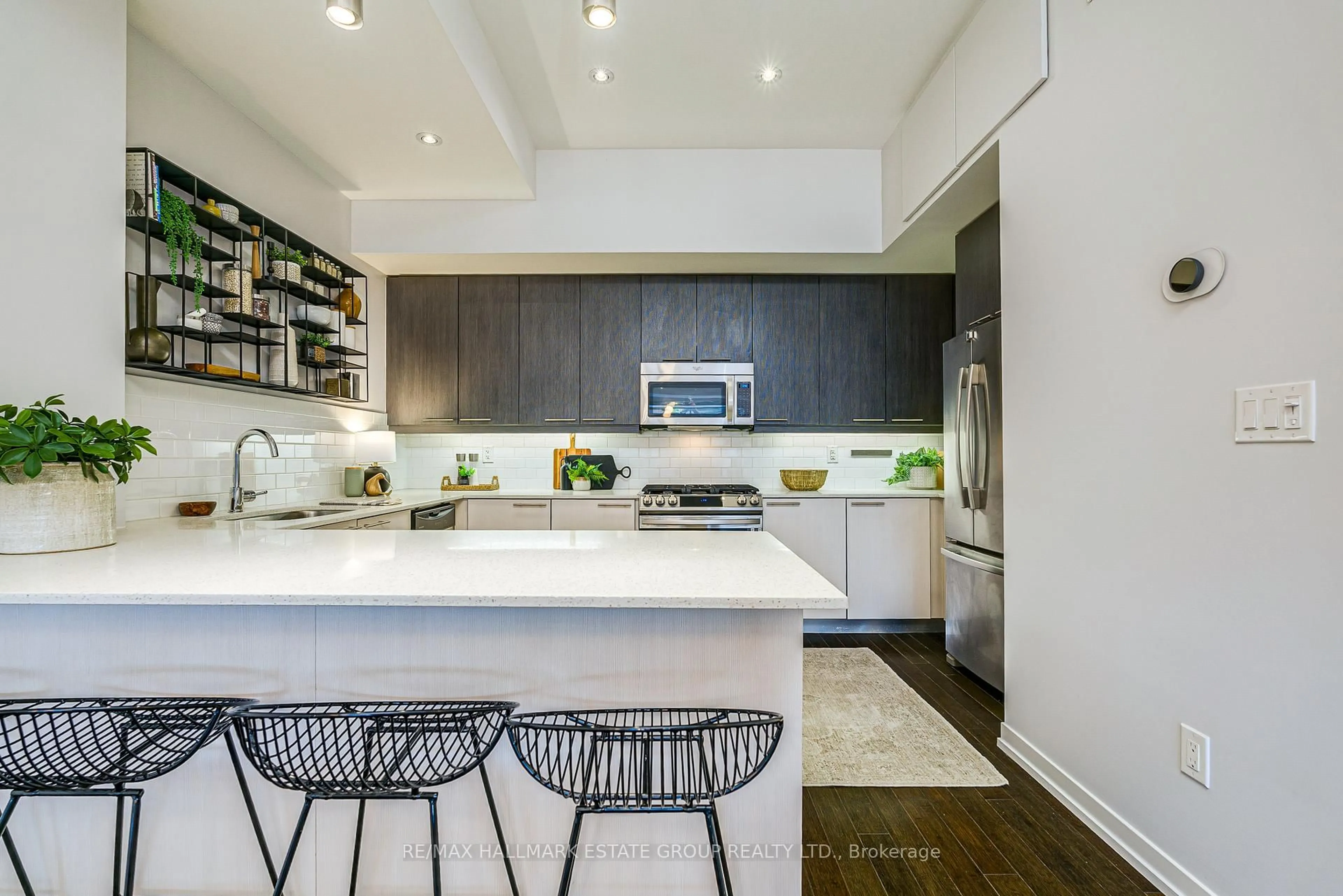 Contemporary kitchen, ceramic/tile floor for 41 Verral Ave #3, Toronto Ontario M4M 2R3