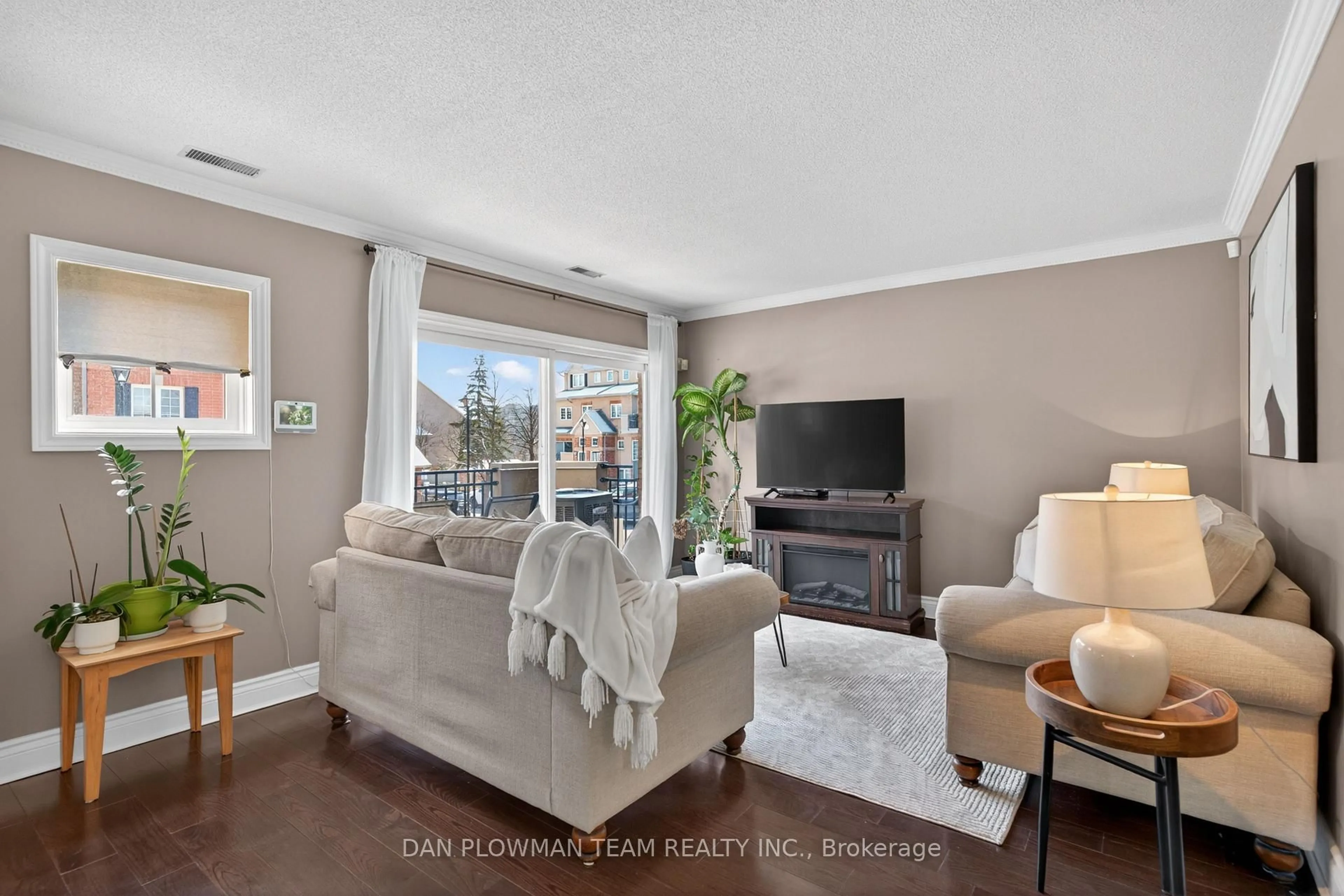 Living room with furniture, unknown for 1400 The Esplanade St #609, Pickering Ontario L1V 6V2