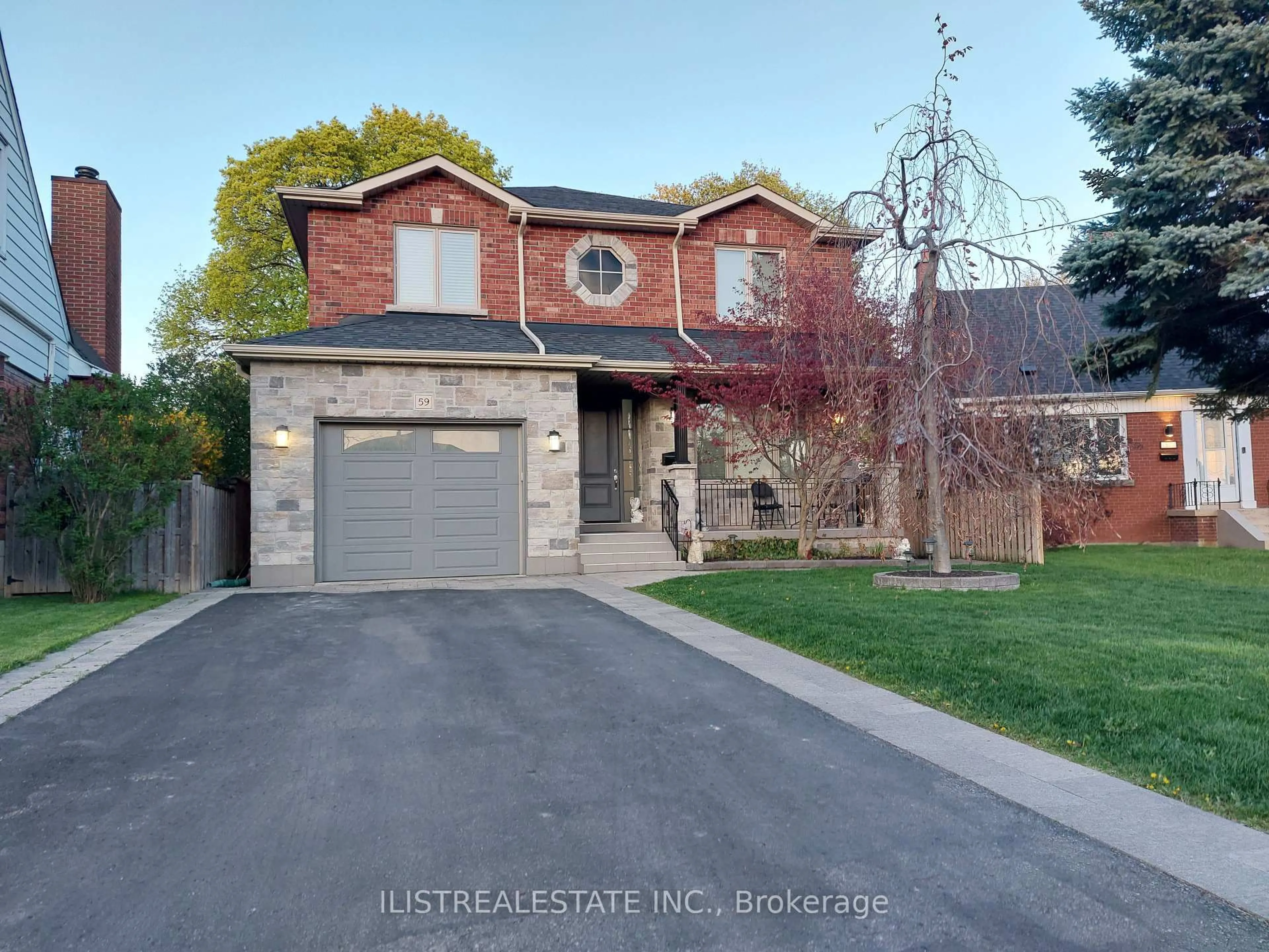 Home with brick exterior material, street for 59 Princemere Cres, Toronto Ontario M1R 3X1