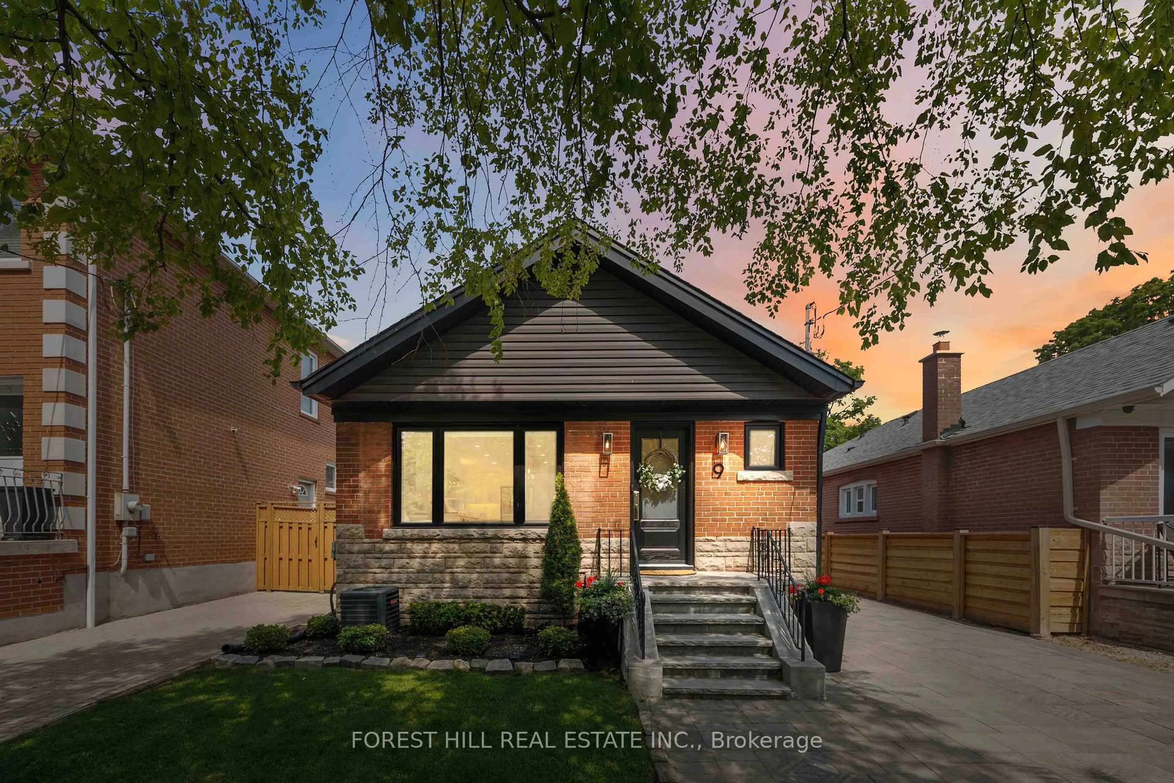 Home with brick exterior material, street for 9 Marilyn Cres, Toronto Ontario M4B 3C5
