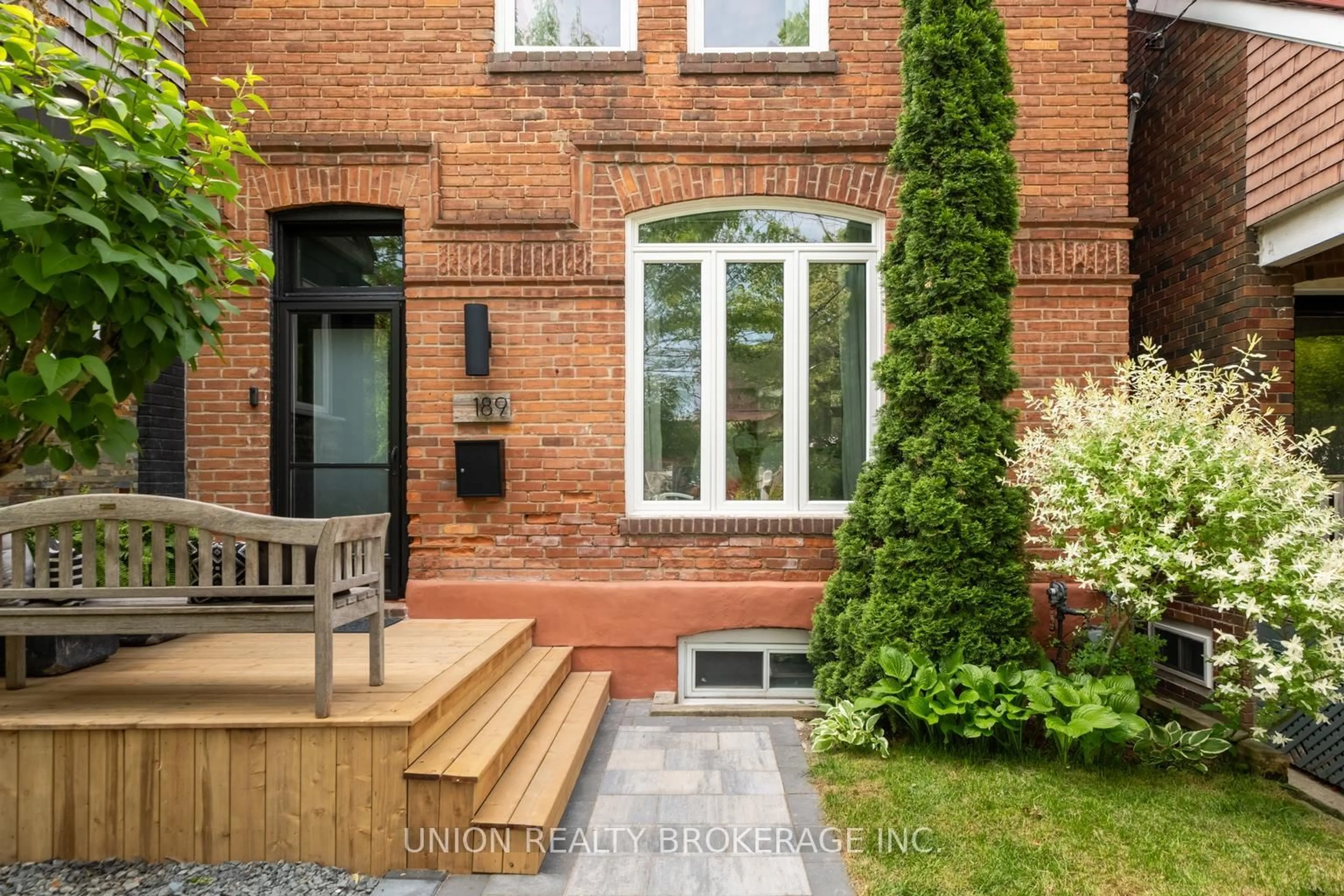 Home with brick exterior material, street for 189 Chatham Ave, Toronto Ontario M4J 1K8