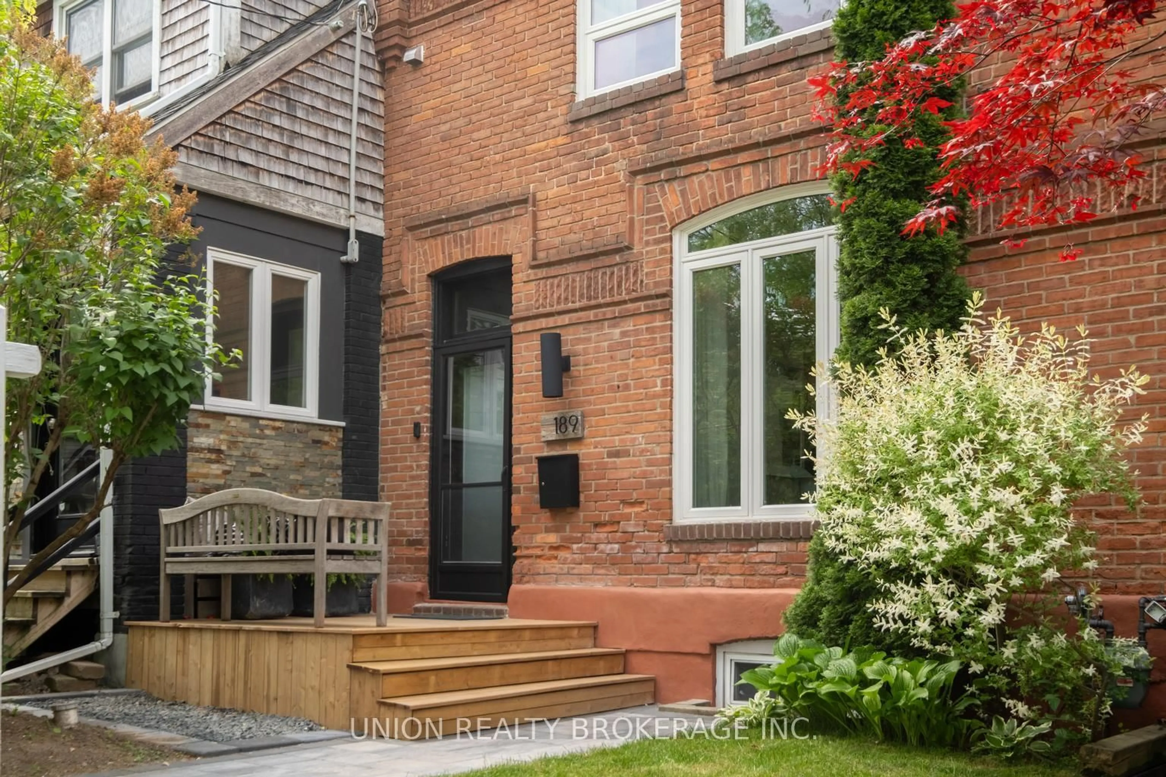 Home with brick exterior material, street for 189 Chatham Ave, Toronto Ontario M4J 1K8