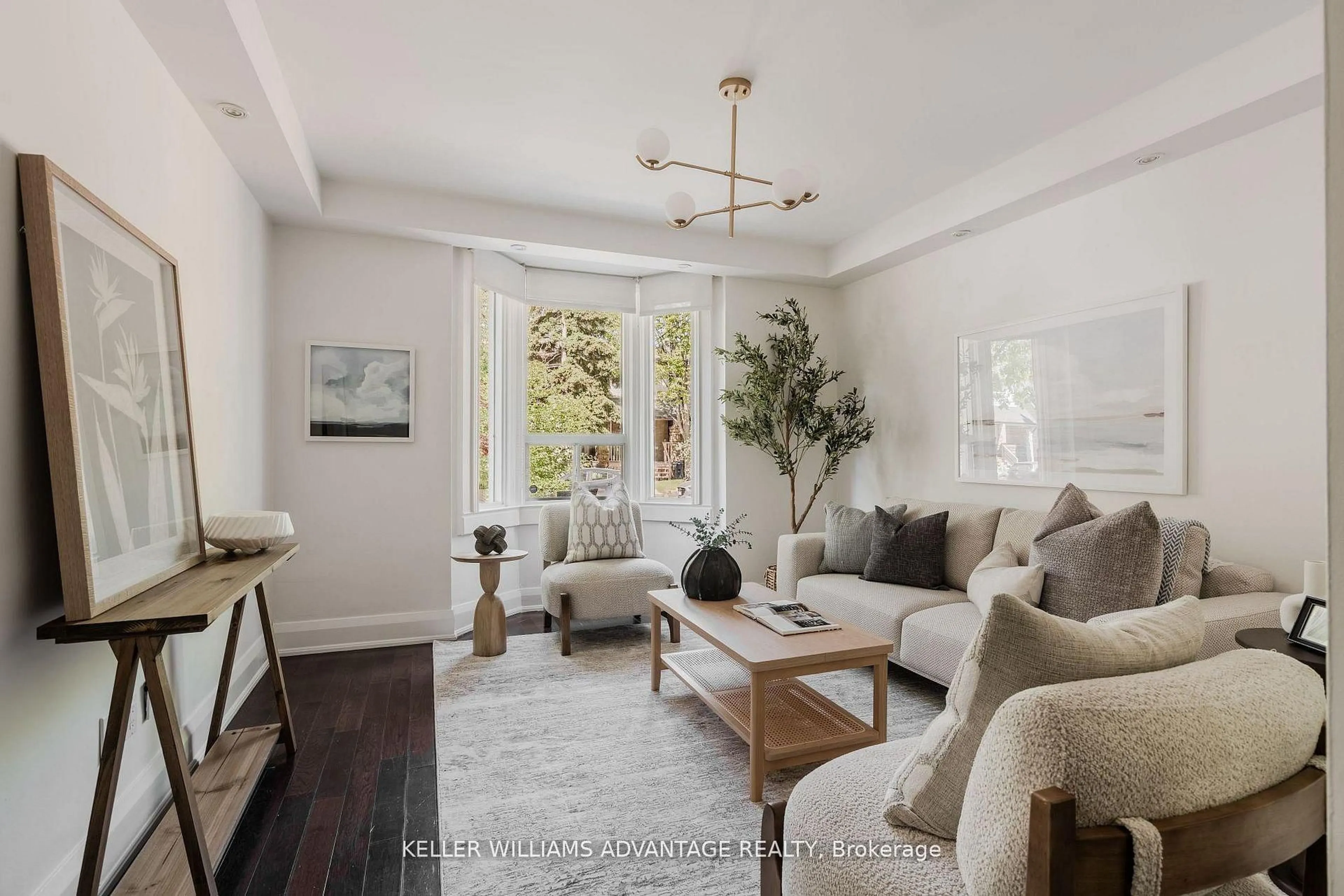 Living room with furniture, unknown for 129 Woodfield Rd, Toronto Ontario M4L 2W5