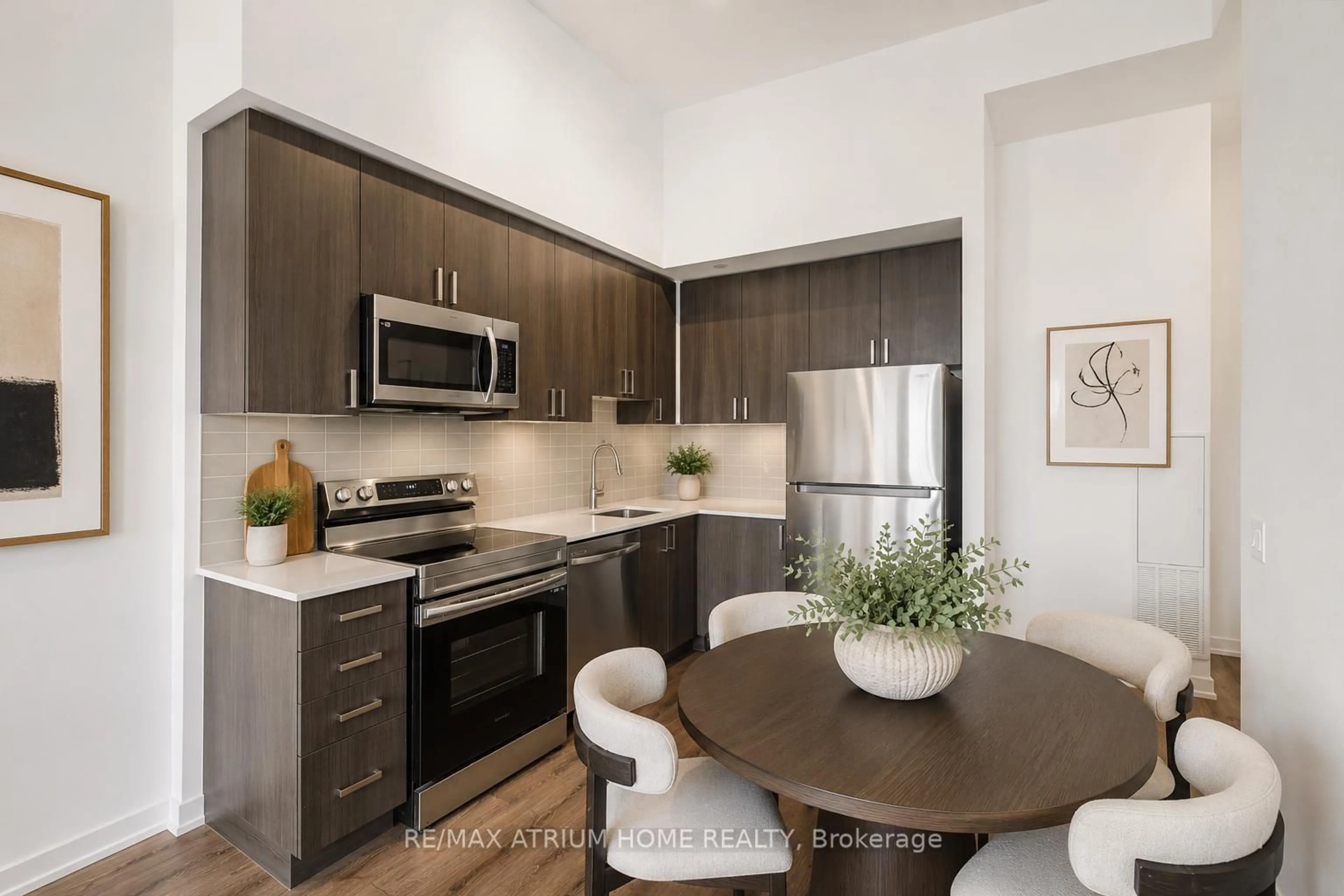 Open concept kitchen, unknown for 1480 Bayly St #702, Pickering Ontario L1W 0C2