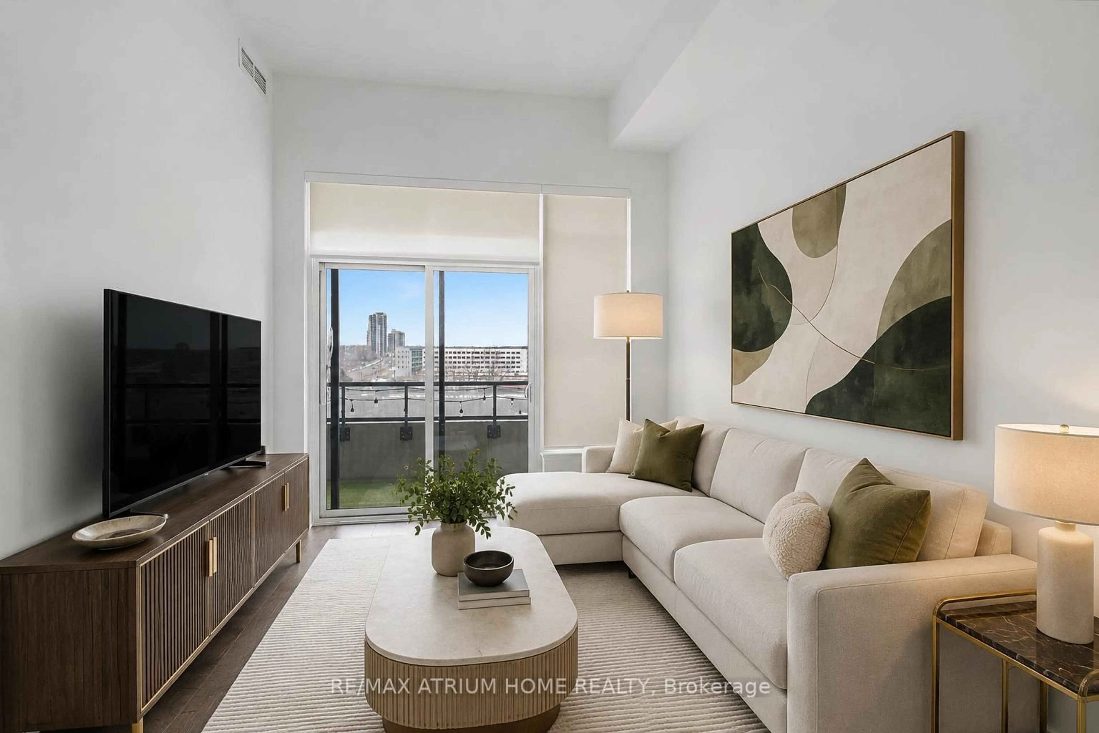 Living room with furniture, unknown for 1480 Bayly St #702, Pickering Ontario L1W 0C2