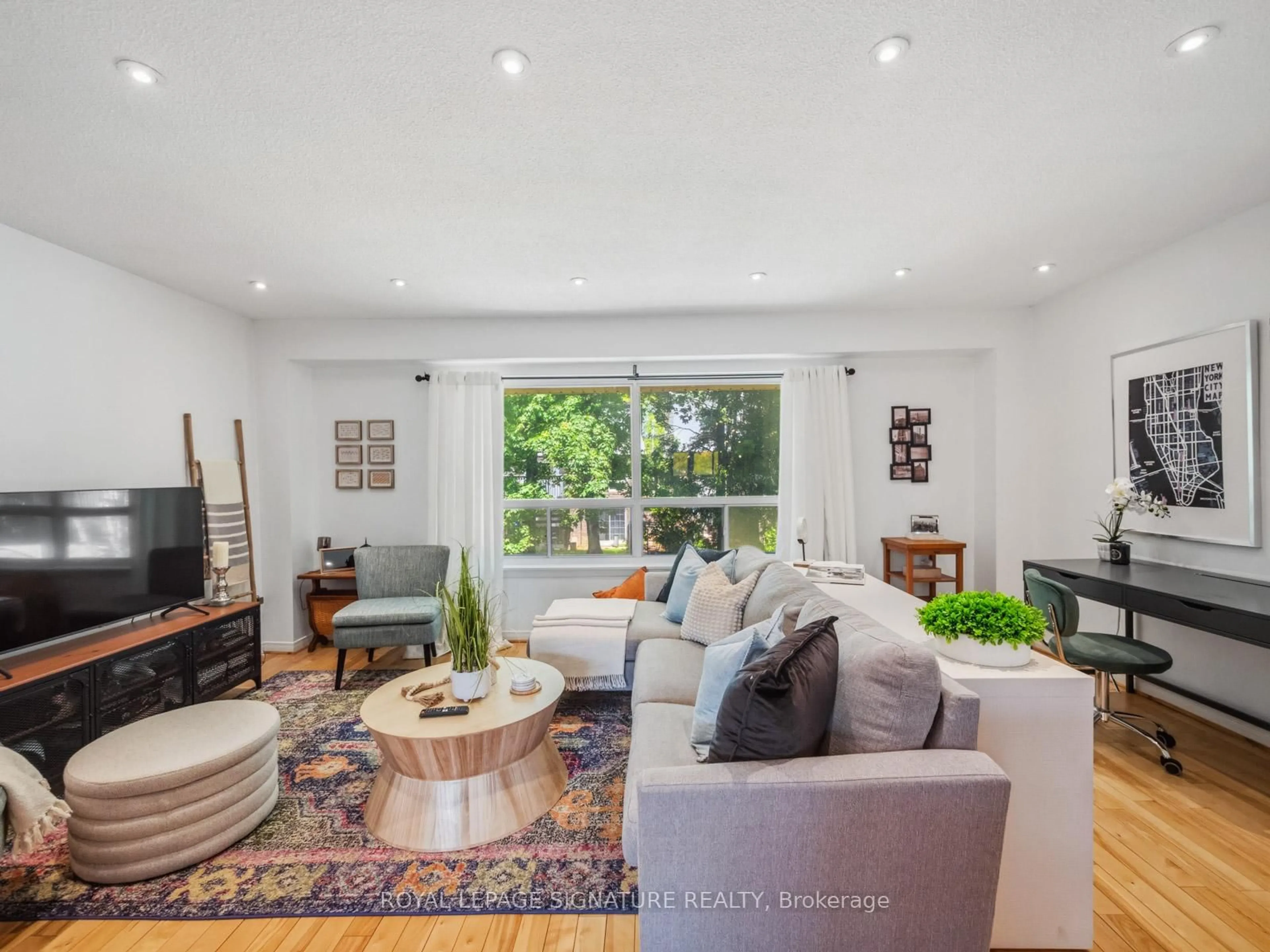 Living room with furniture, unknown for 1958 Rosefield Rd #30, Pickering Ontario L1V 3A9