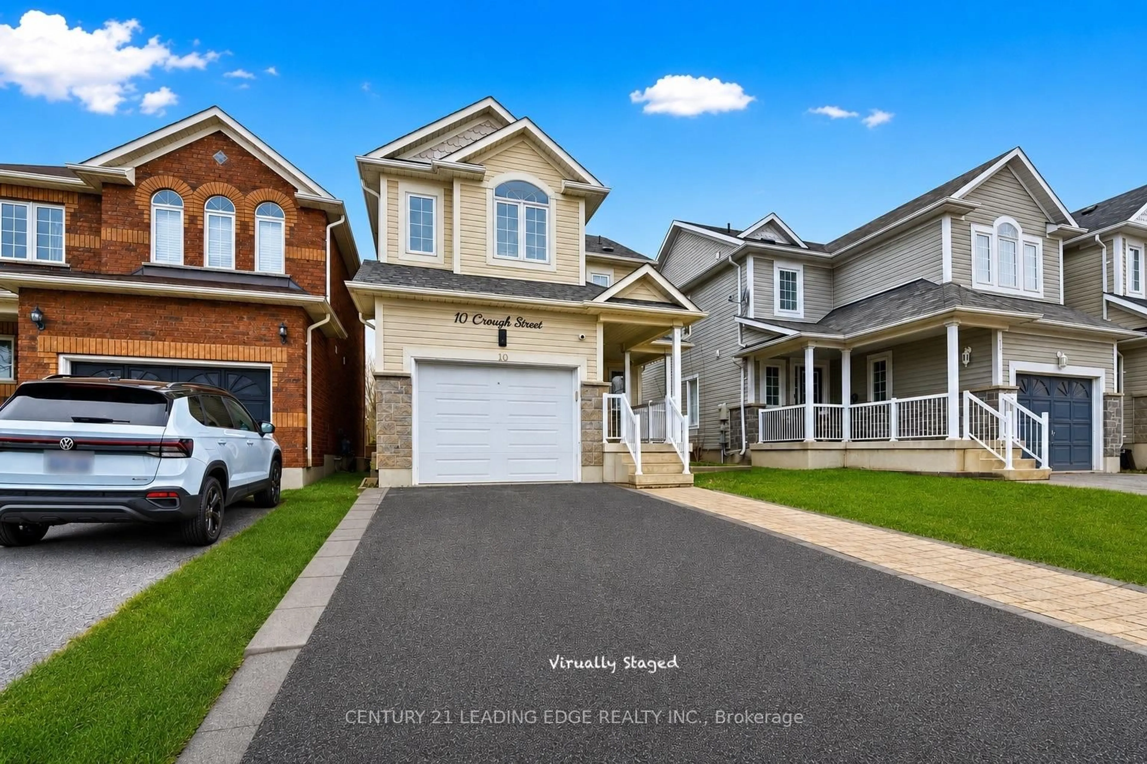 Home with vinyl exterior material, street for 10 Crough St, Clarington Ontario L1C 5M5