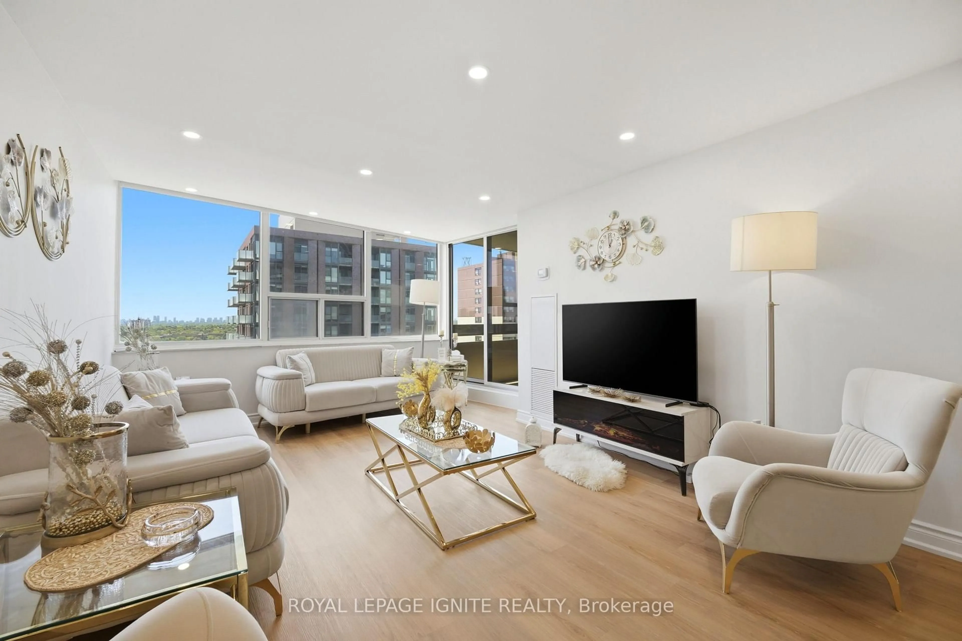 Living room with furniture, unknown for 45 Huntingdale Blvd #1508, Toronto Ontario M1W 2N8