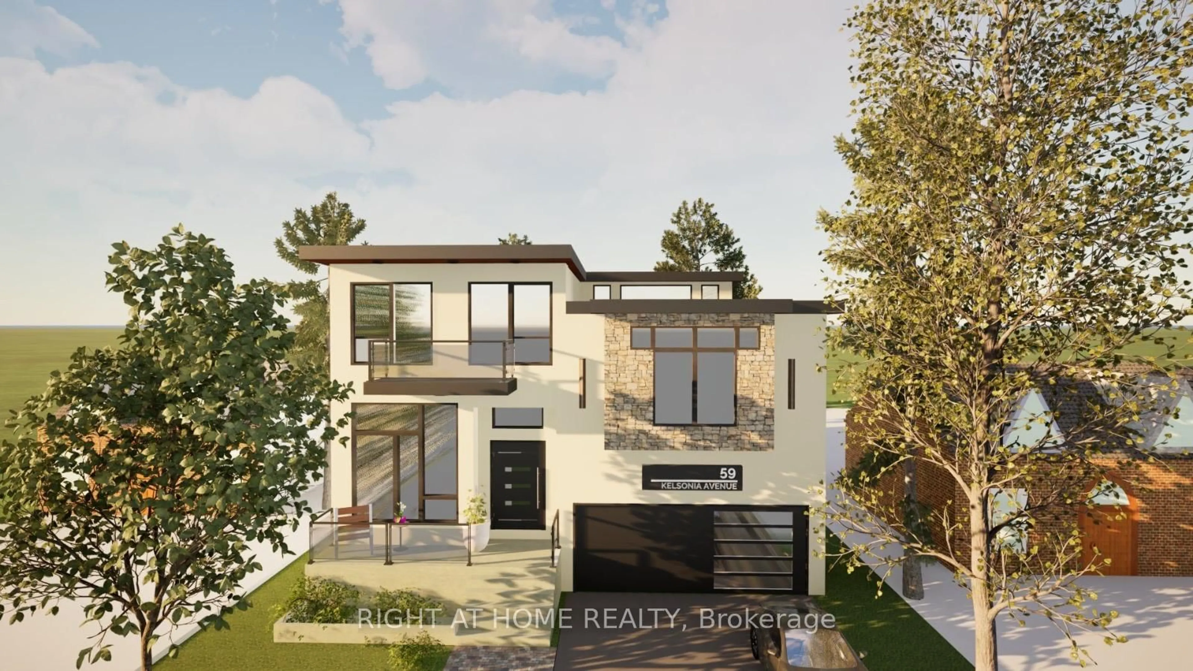 Home with brick exterior material, street for 59 Kelsonia Ave, Toronto Ontario M1M 1B2