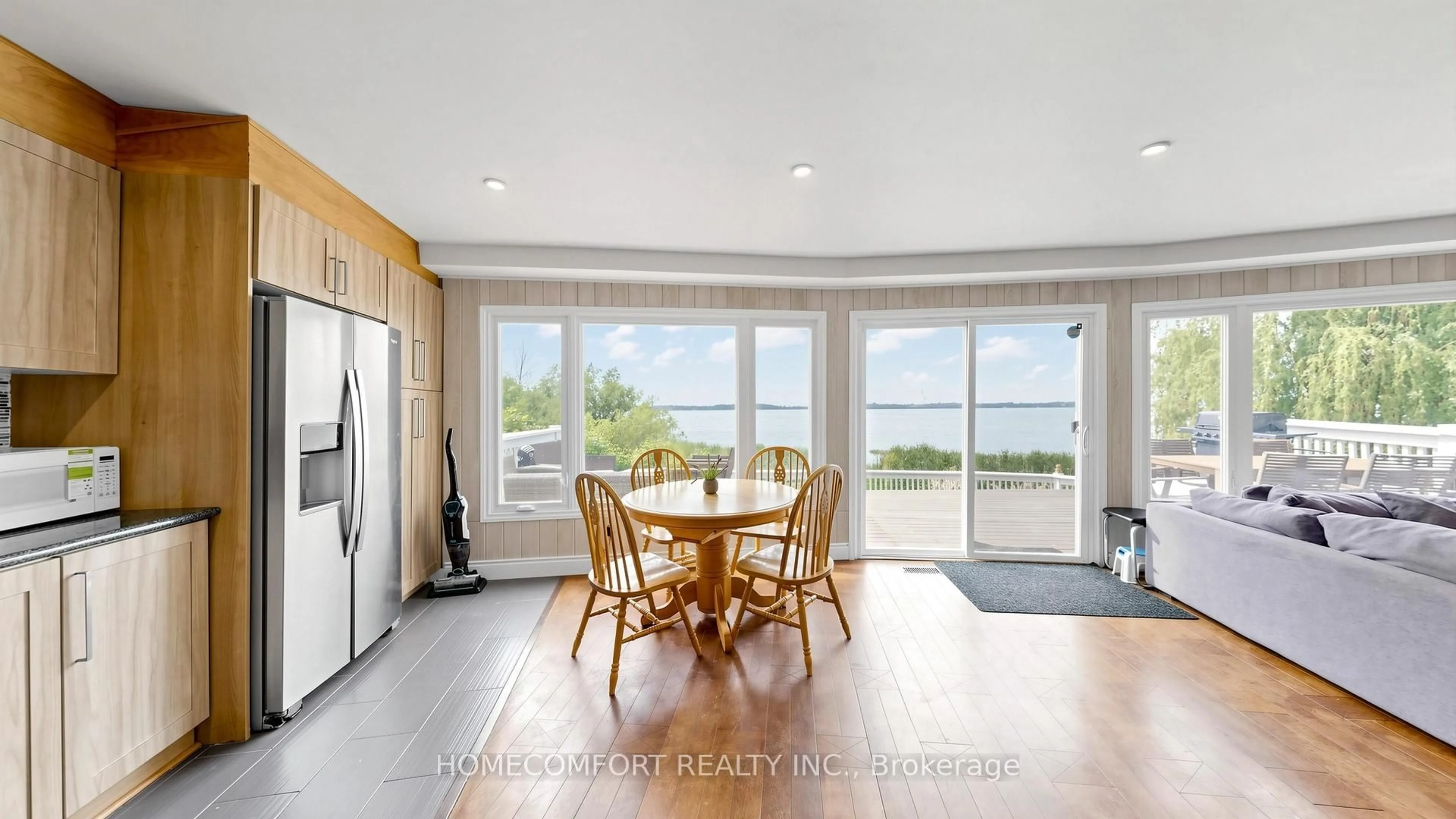 Dining room, wood/laminate floor for 108 Morris Lane, Scugog Ontario L0B 1L0