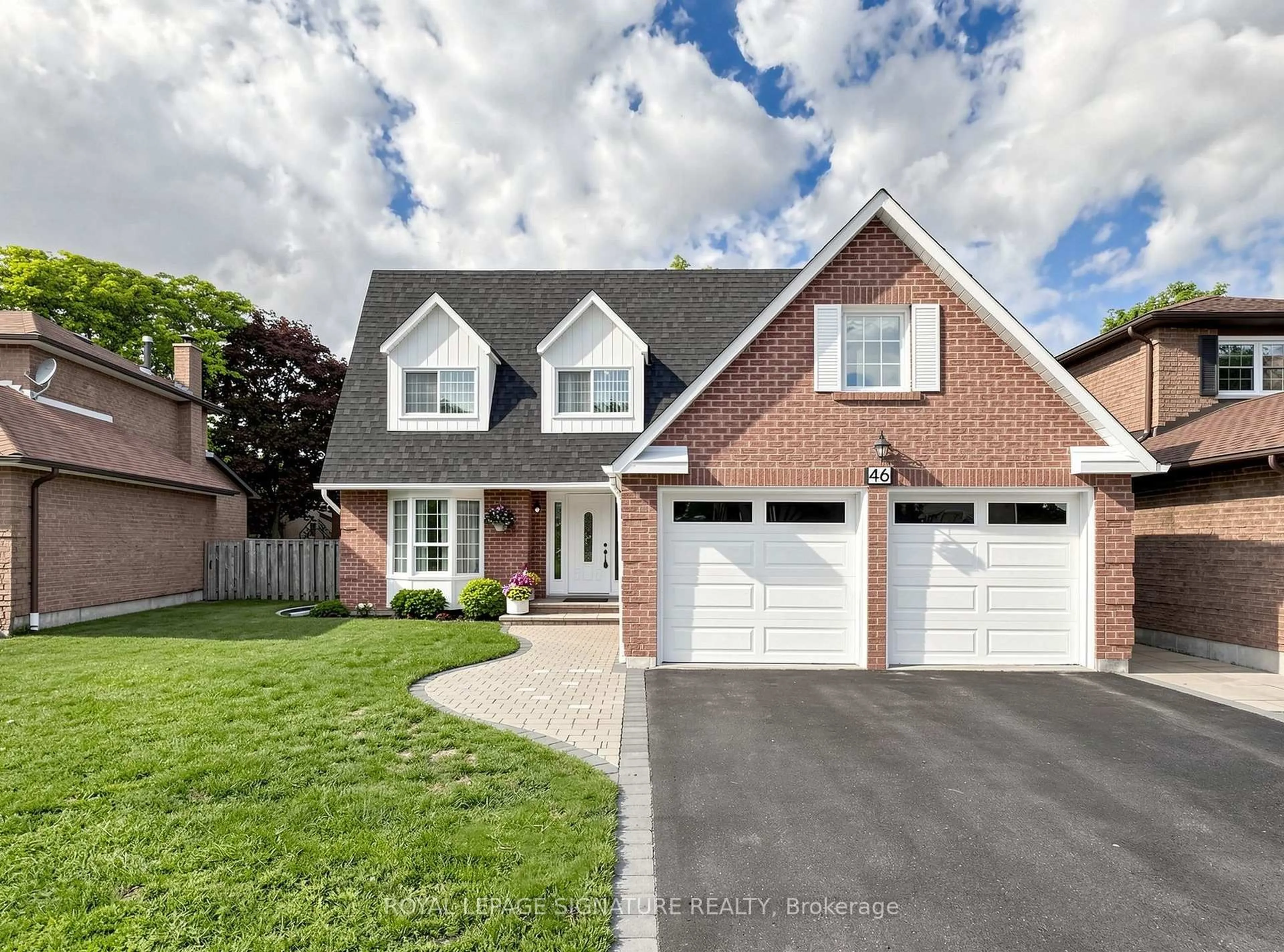 Home with brick exterior material, street for 46 Gaslight Cres, Toronto Ontario M1C 3S8