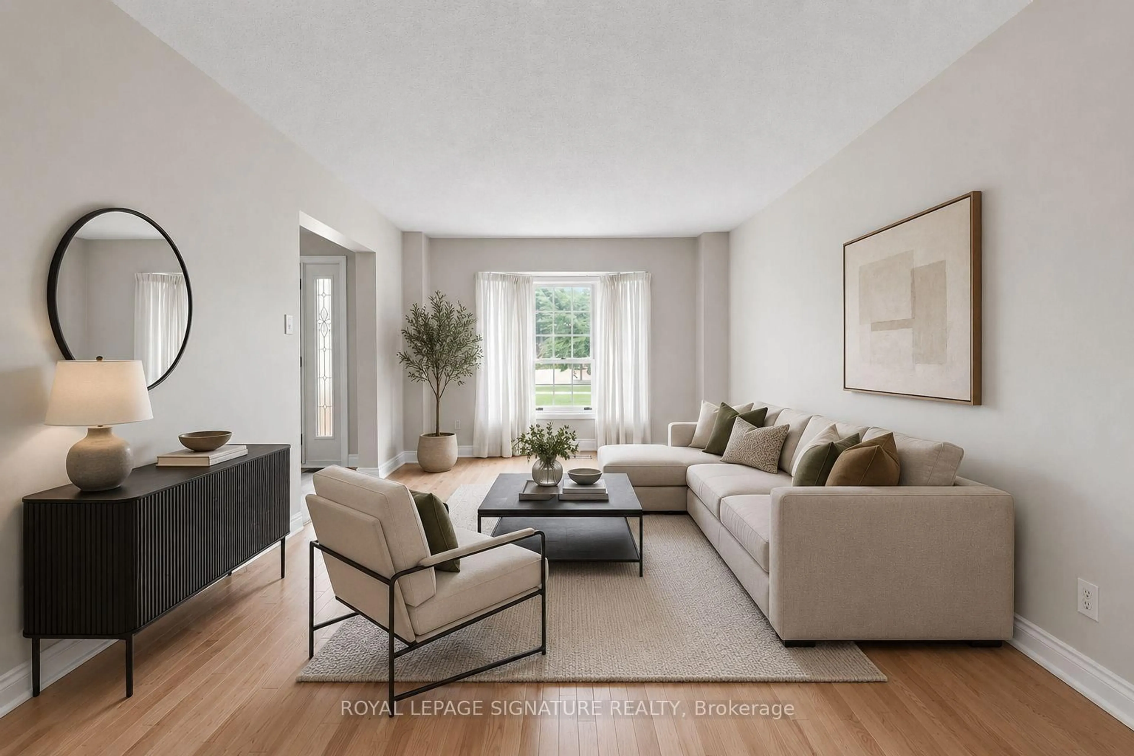 Living room with furniture, unknown for 46 Gaslight Cres, Toronto Ontario M1C 3S8