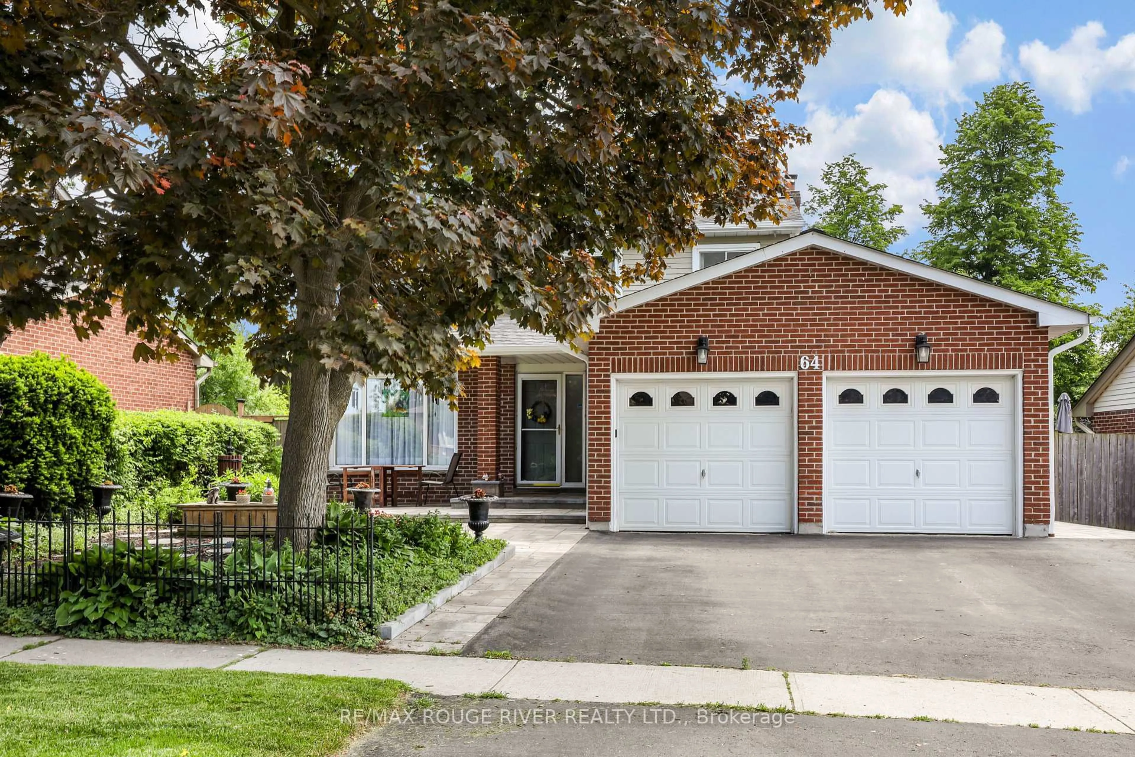 Home with brick exterior material, street for 64 Burden Cres, Ajax Ontario L1S 3T8