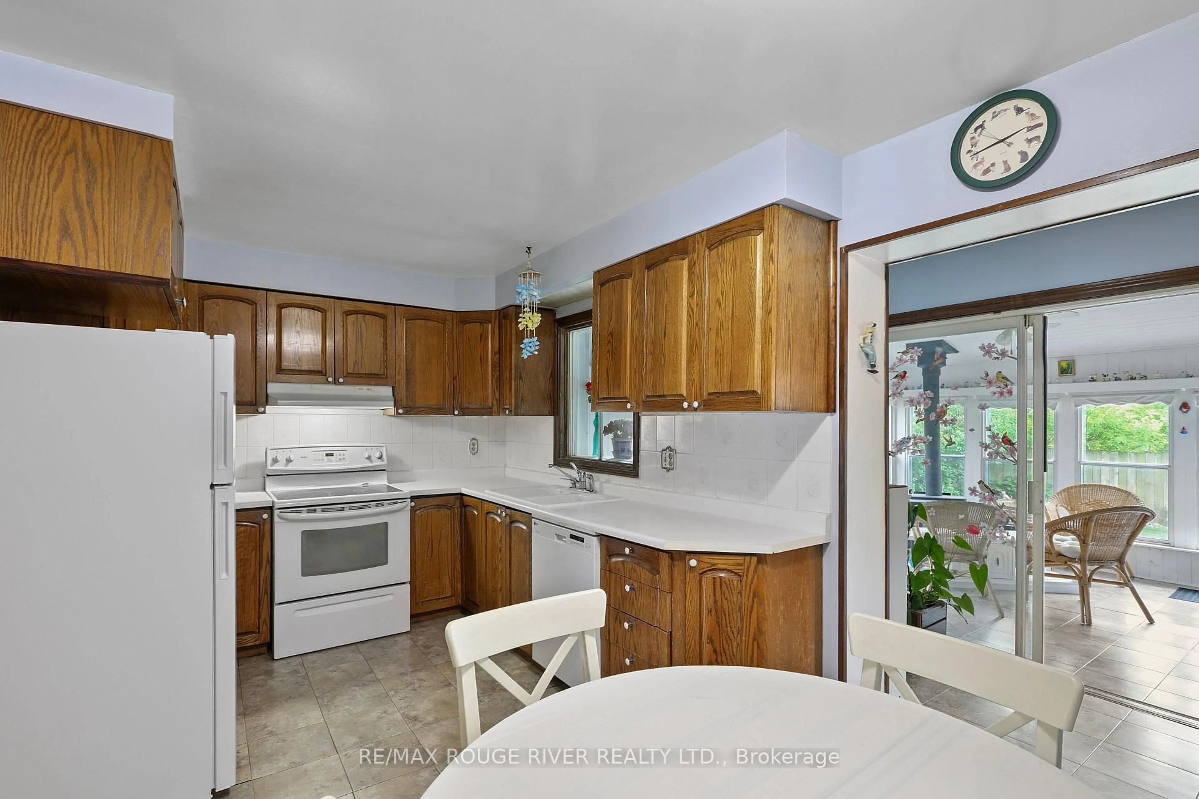 Standard kitchen, ceramic/tile floor for 64 Burden Cres, Ajax Ontario L1S 3T8
