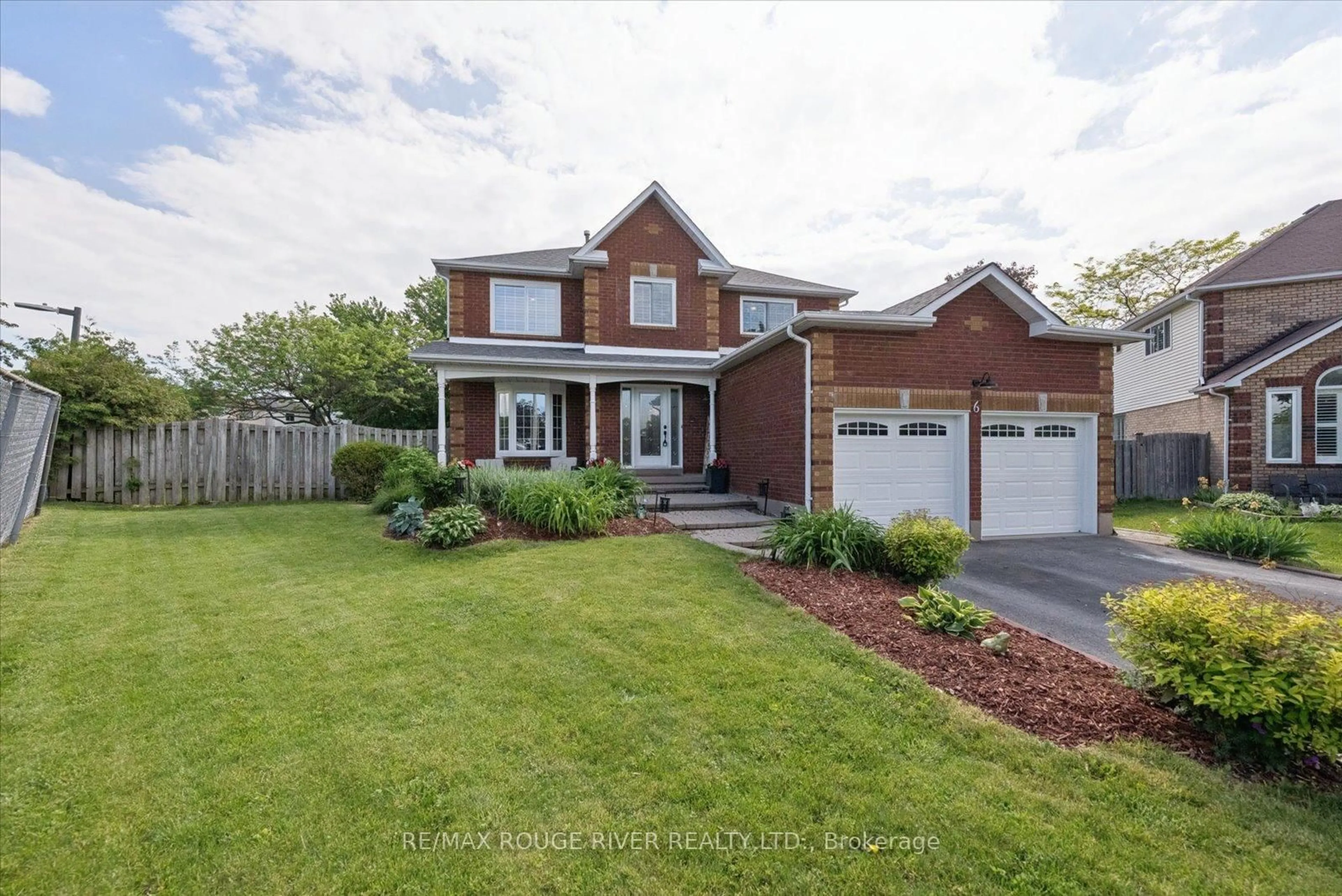 Home with brick exterior material, street for 6 Snowden Crt, Clarington Ontario L1B 1E7