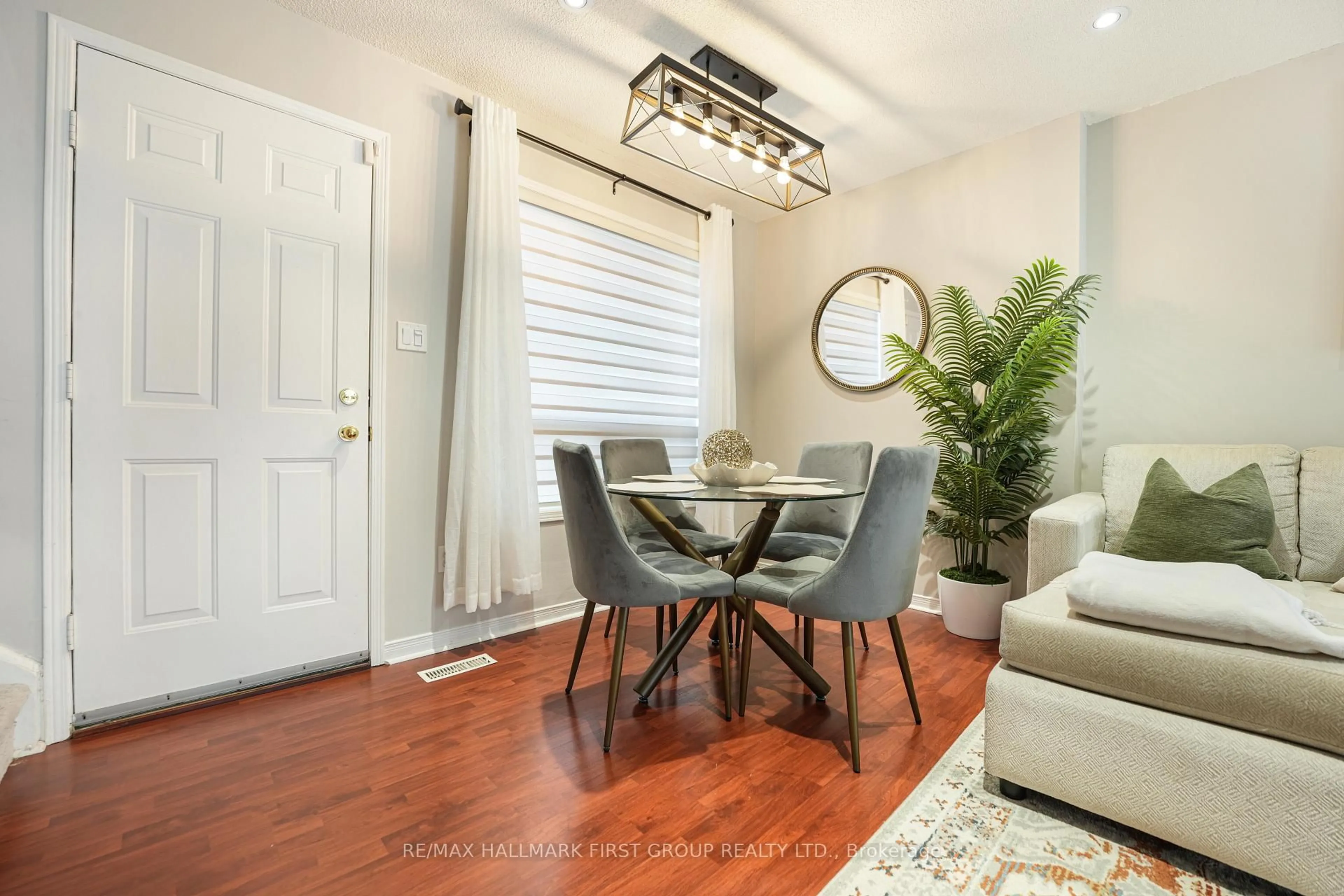 Dining room, wood/laminate floor for 1865 Kingston Rd #60, Pickering Ontario L1V 7B5