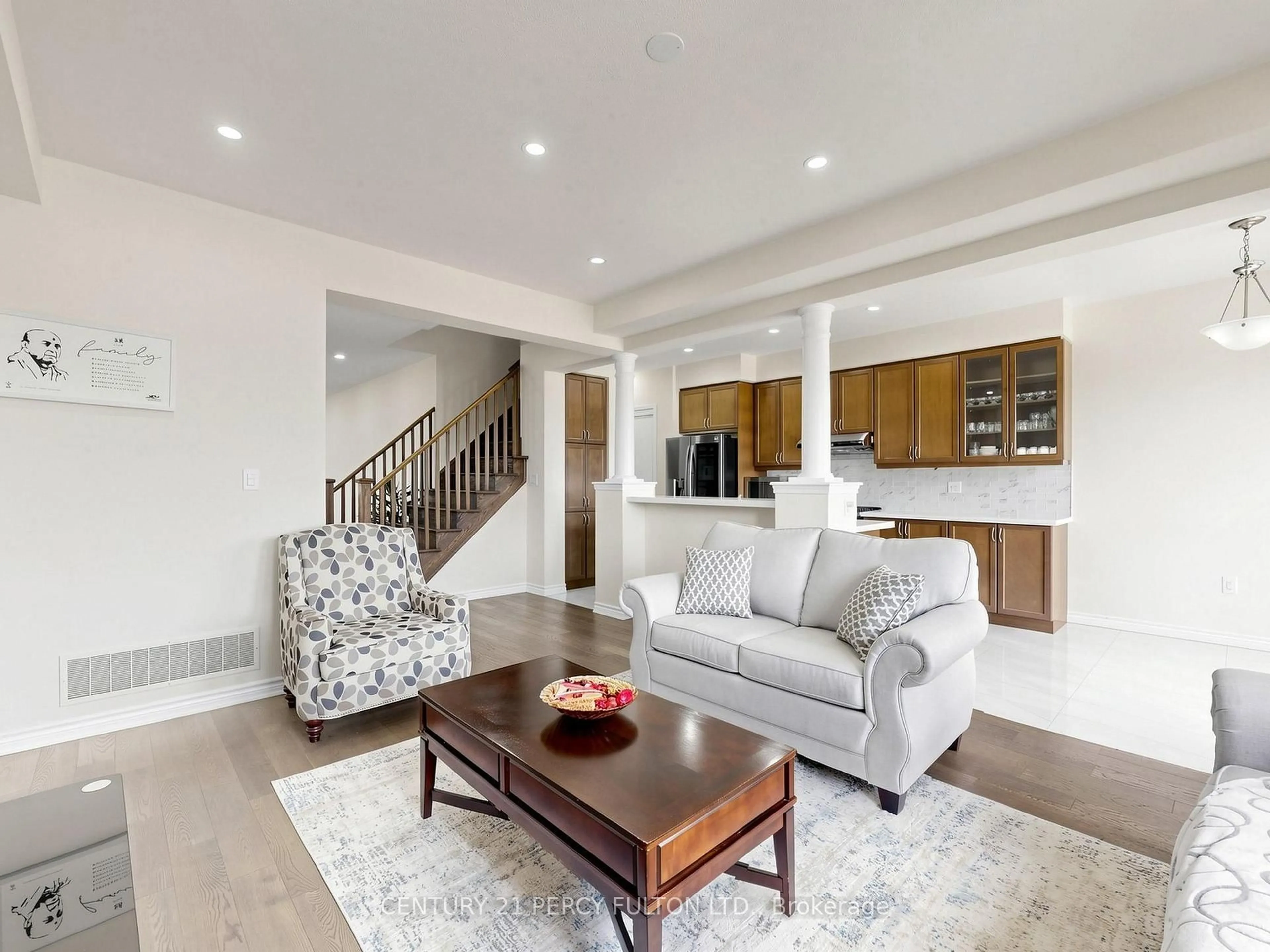 Living room with furniture, unknown for 2715 Sapphire Dr, Pickering Ontario L1X 0G3