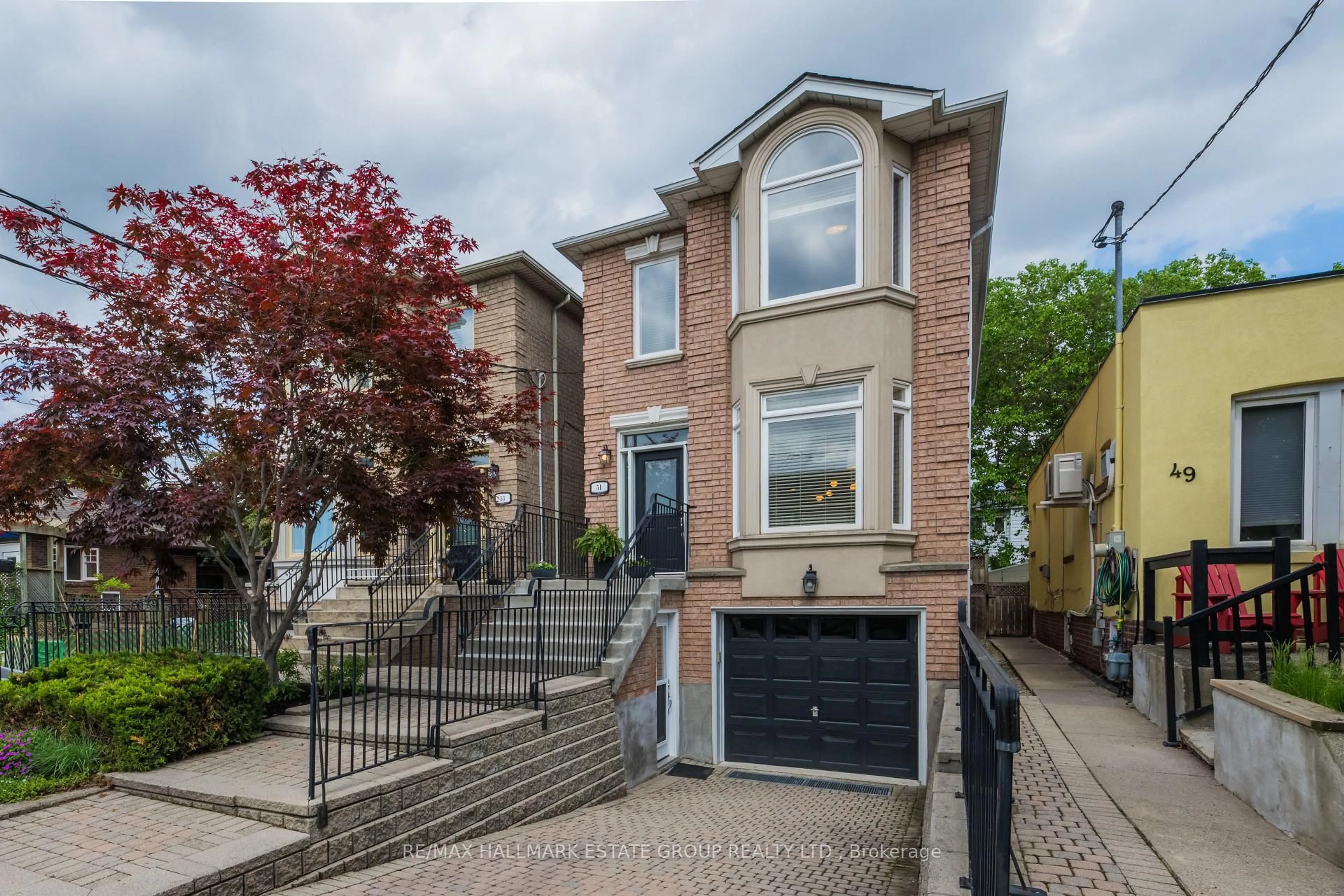 Home with brick exterior material, street for 51 Stanhope Ave, Toronto Ontario M4K 3N4