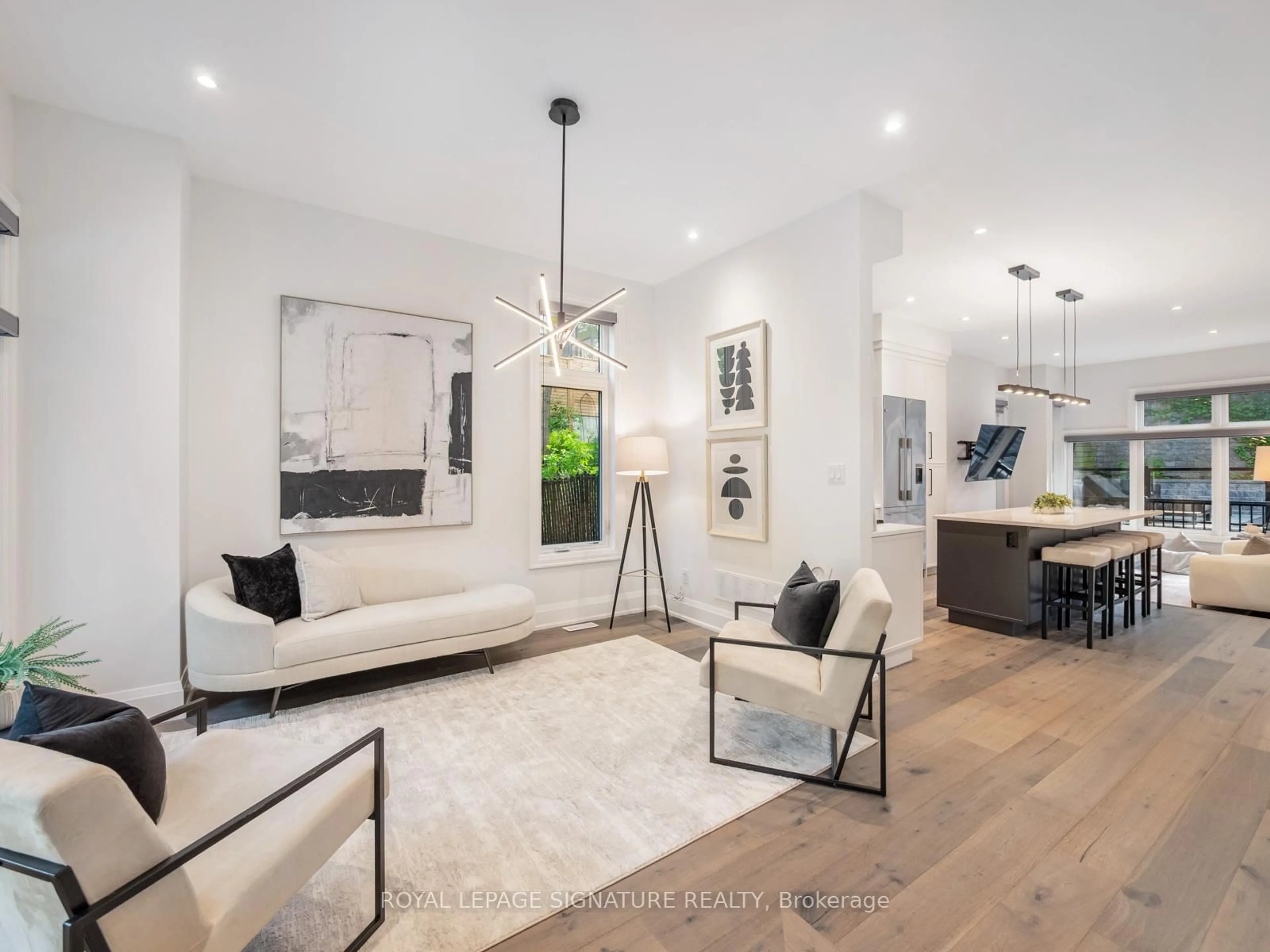 Living room with furniture, unknown for 219 Wheeler Ave, Toronto Ontario M4L 3V7