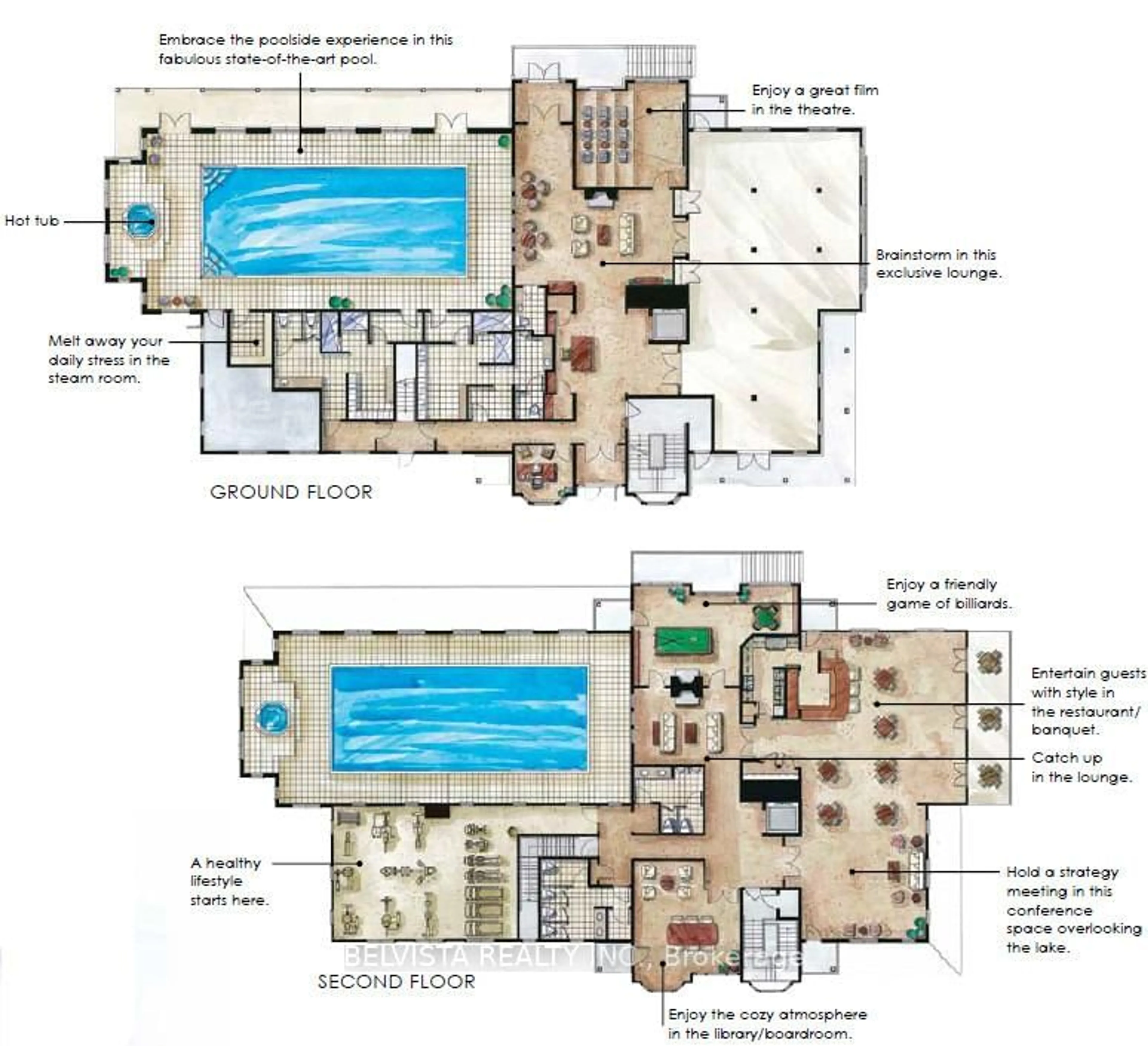 Floor plan for 50 Lakebreeze Dr #104, Clarington Ontario L1B 0V9
