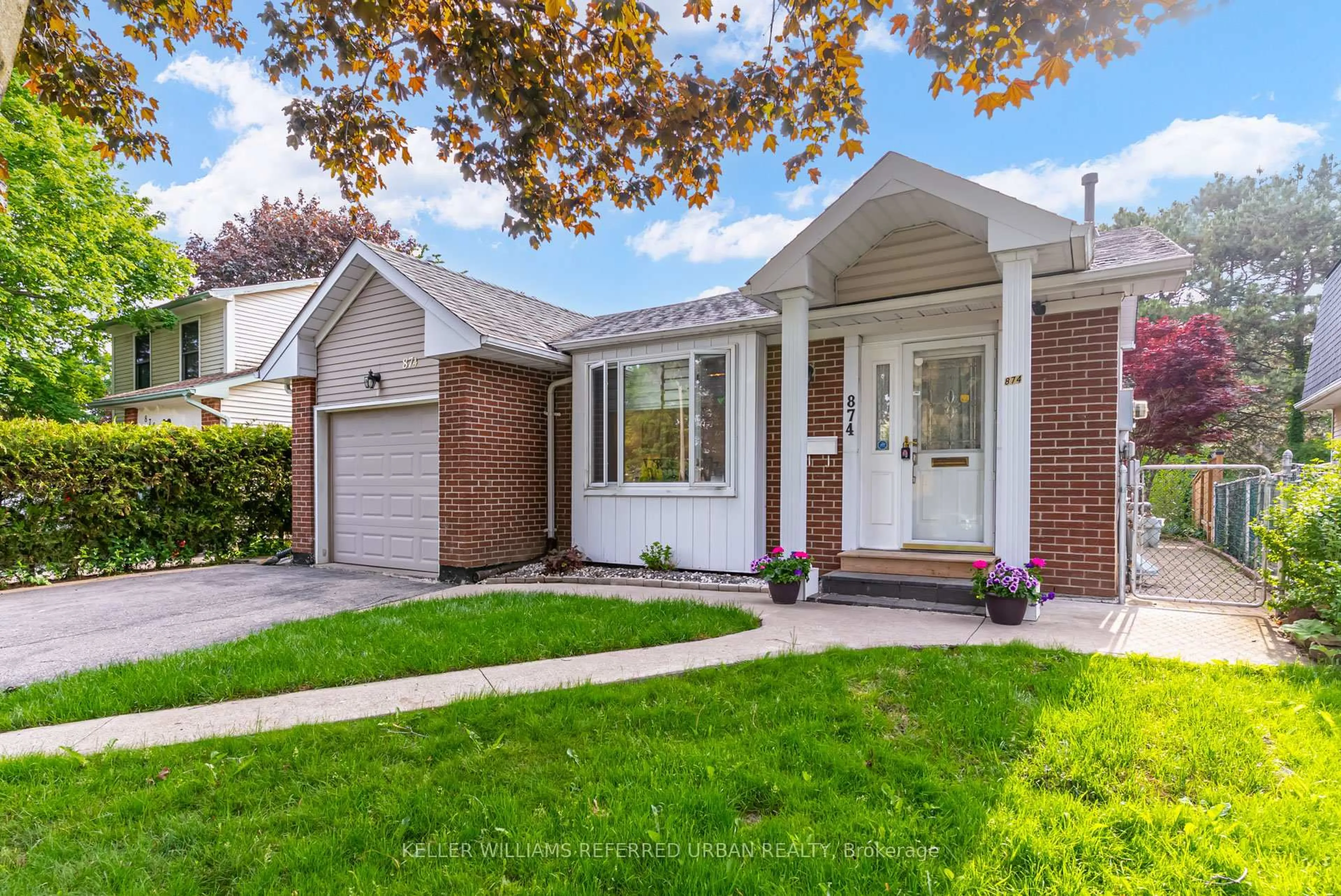 Home with brick exterior material, street for 874 Finley Ave, Ajax Ontario L1S 3R9