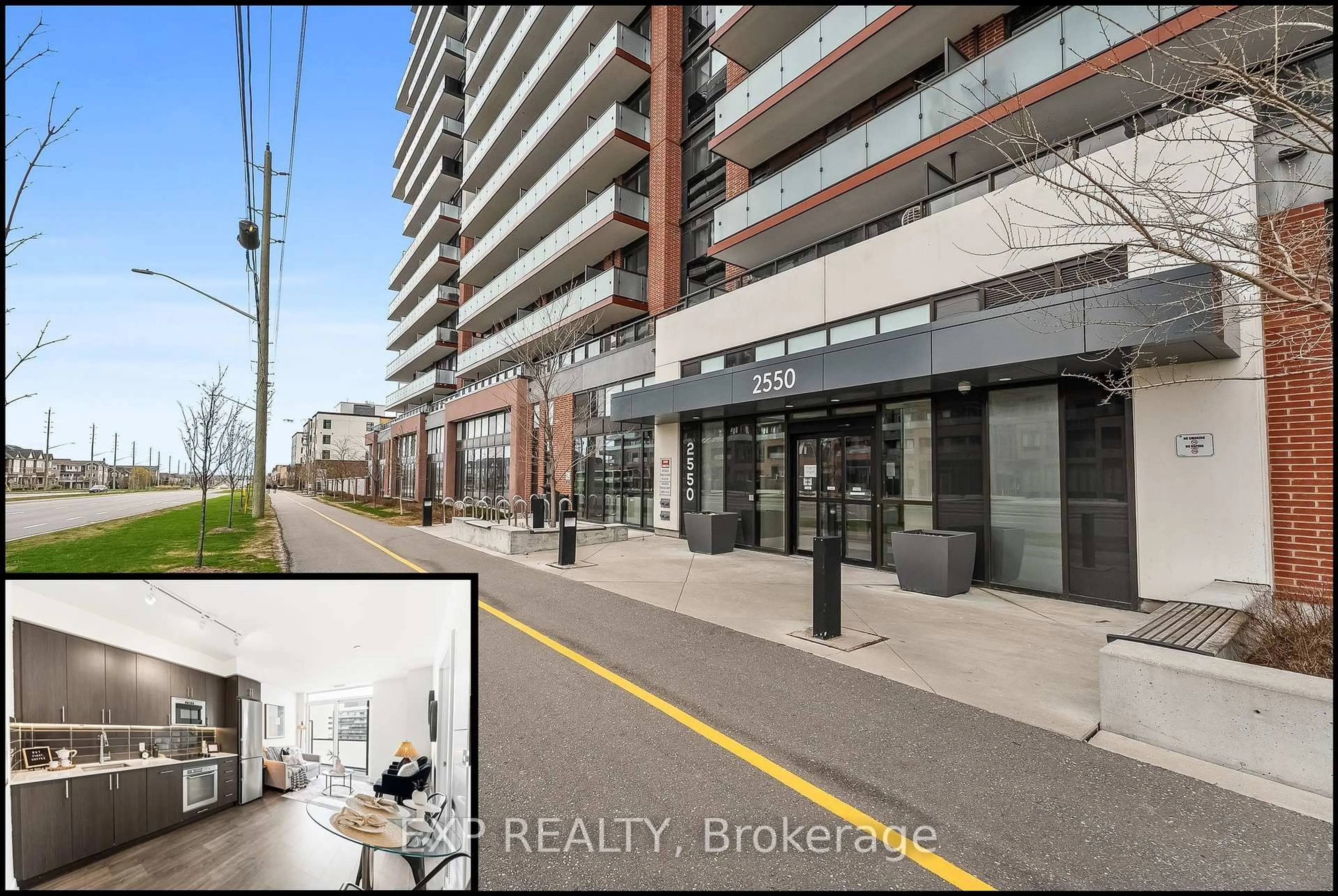 A pic from outside/outdoor area/front of a property/back of a property/a pic from drone, street for 2550 Simcoe St #1713, Oshawa Ontario L1L 0R5
