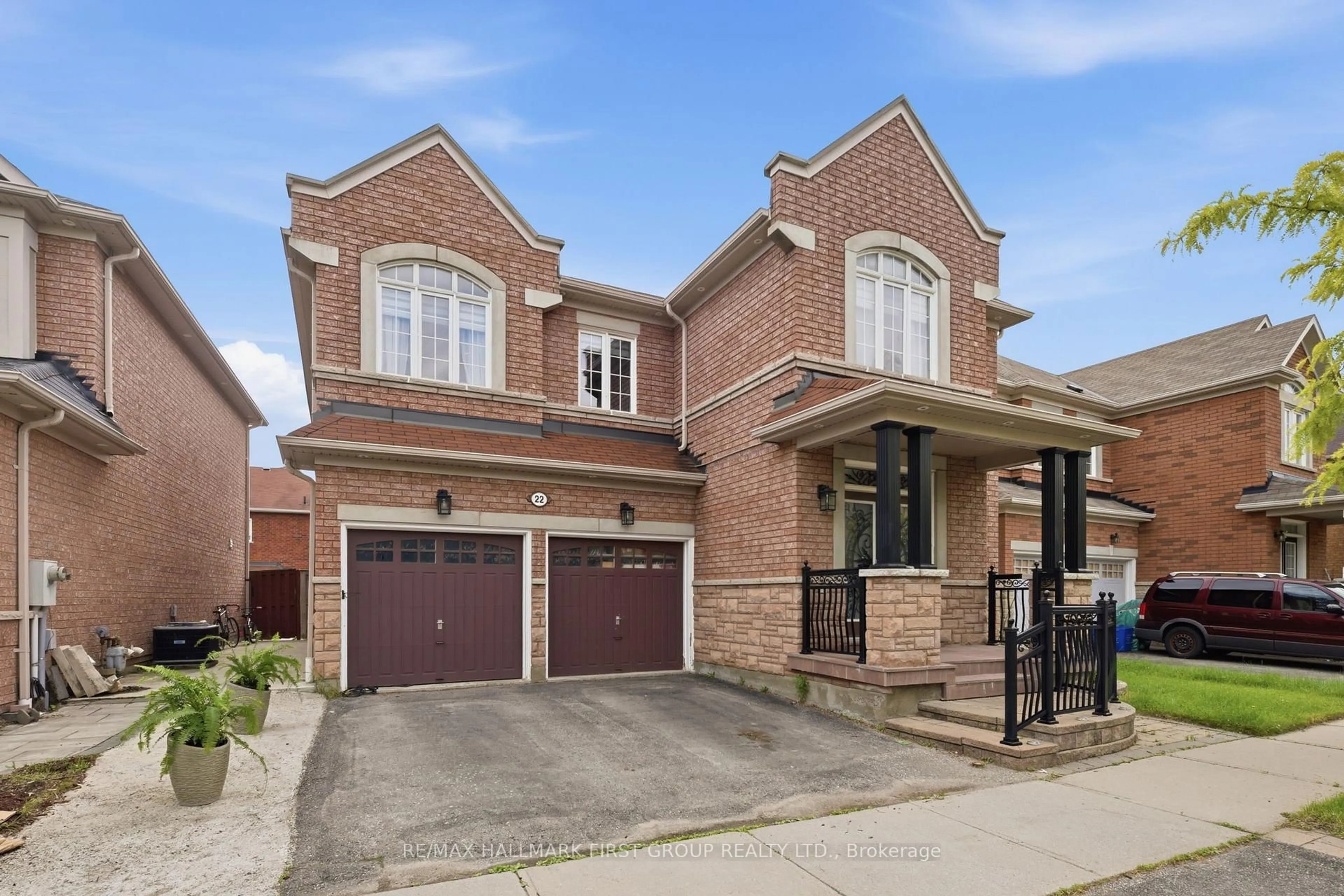 Home with brick exterior material, street for 22 Cragg Cres, Ajax Ontario L1T 0E4