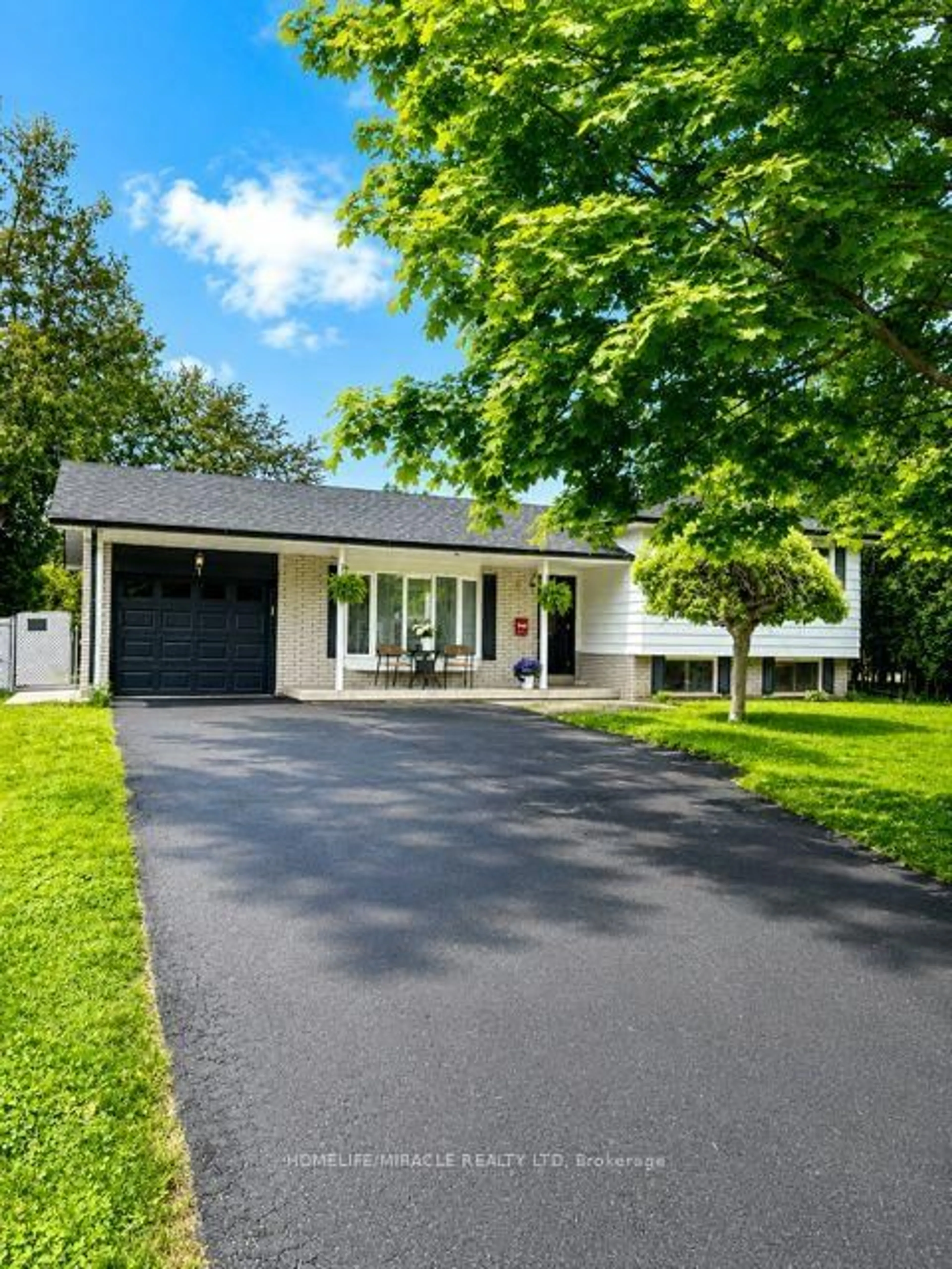 Home with vinyl exterior material, street for 9 Strathy Rd, Ajax Ontario L1S 2T9
