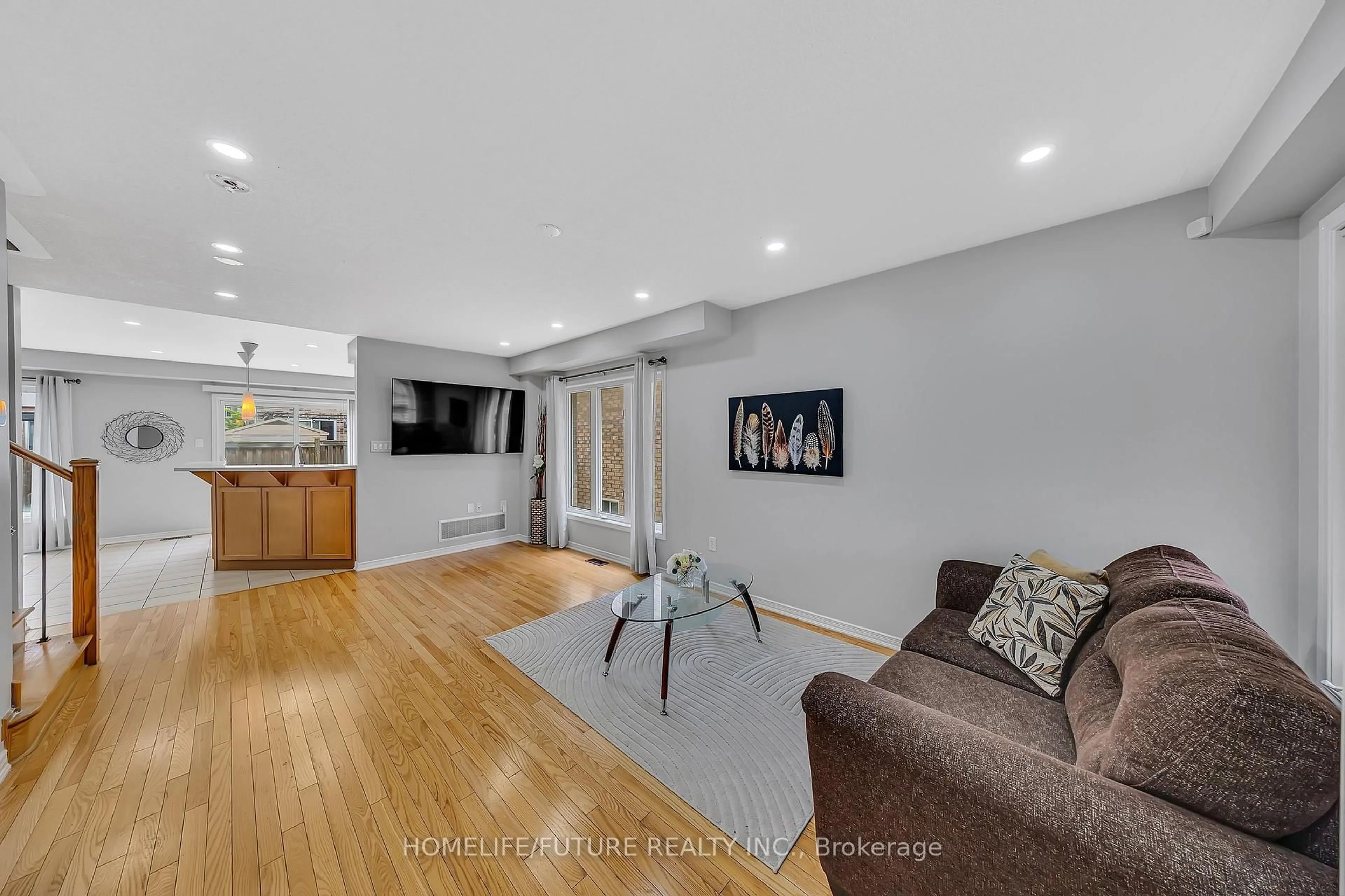 Living room with furniture, unknown for 54 Oswell Dr, Ajax Ontario L1Z 0L4