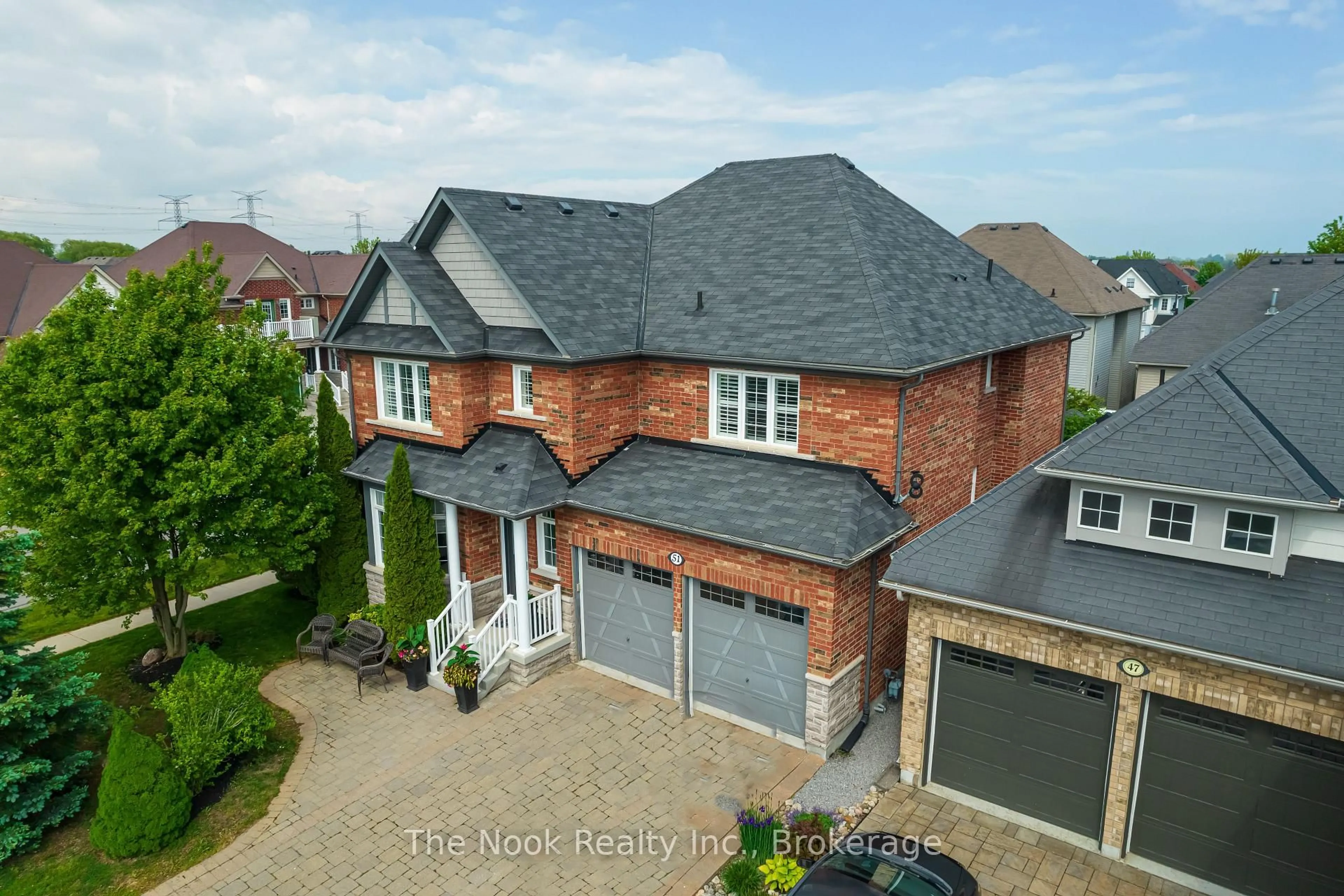 A pic from outside/outdoor area/front of a property/back of a property/a pic from drone, street for 51 Donaldson Dr, Clarington Ontario L1S 1G2