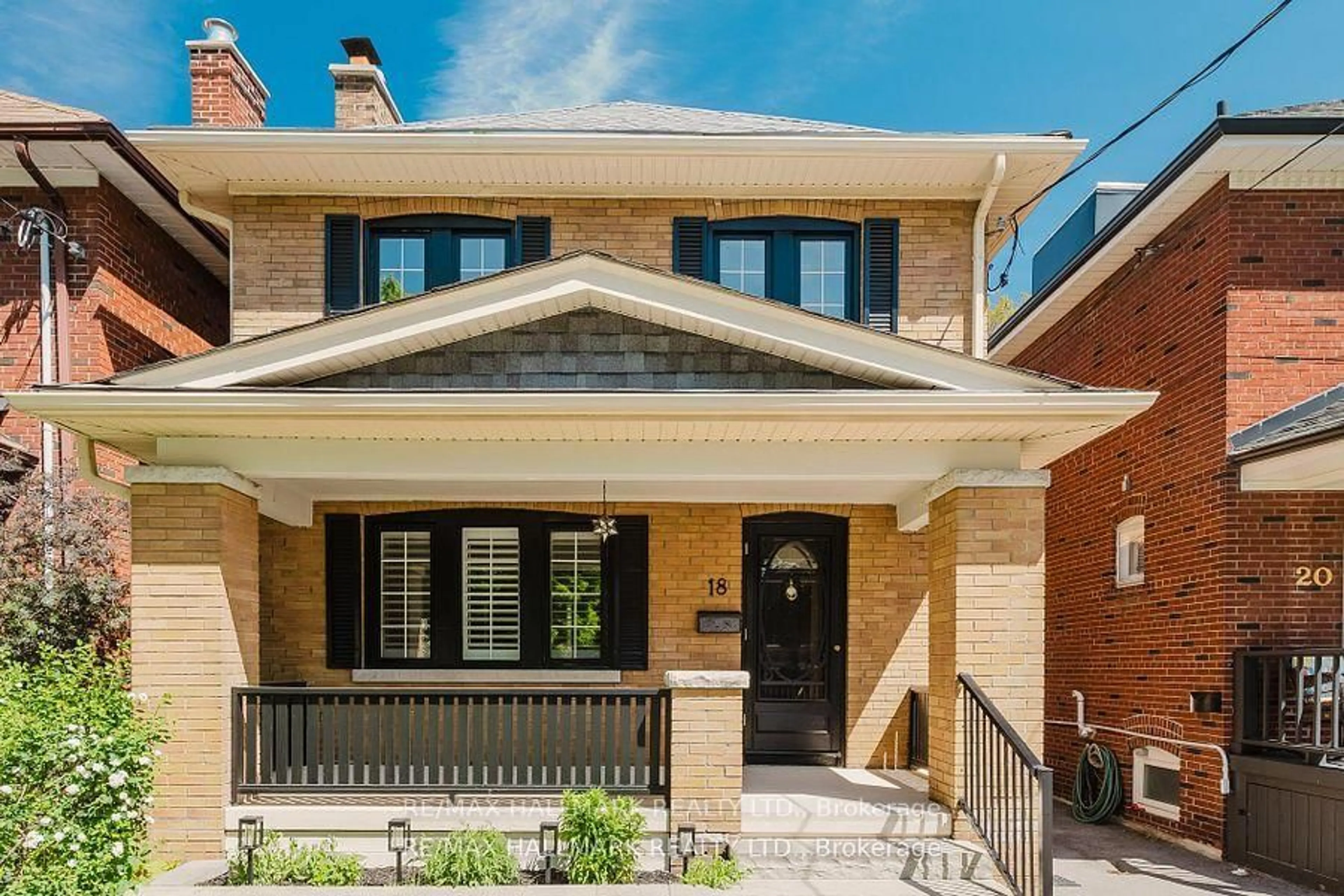 Home with brick exterior material, street for 18 Glen Stewart Ave, Toronto Ontario M4E 1P7