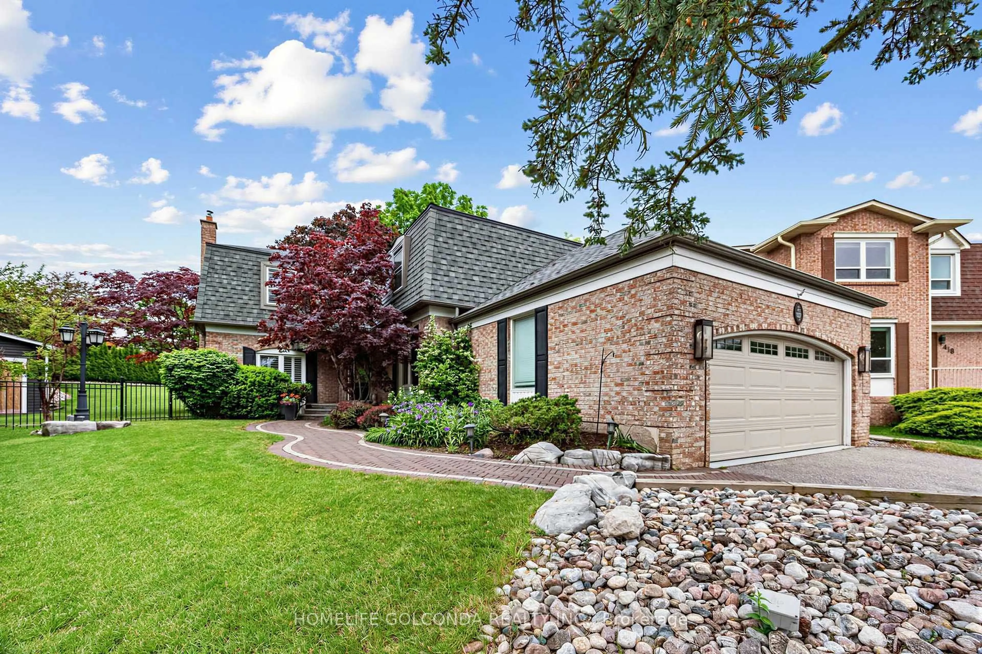 Home with brick exterior material, street for 416 Victor Crt, Pickering Ontario L1W 3J8
