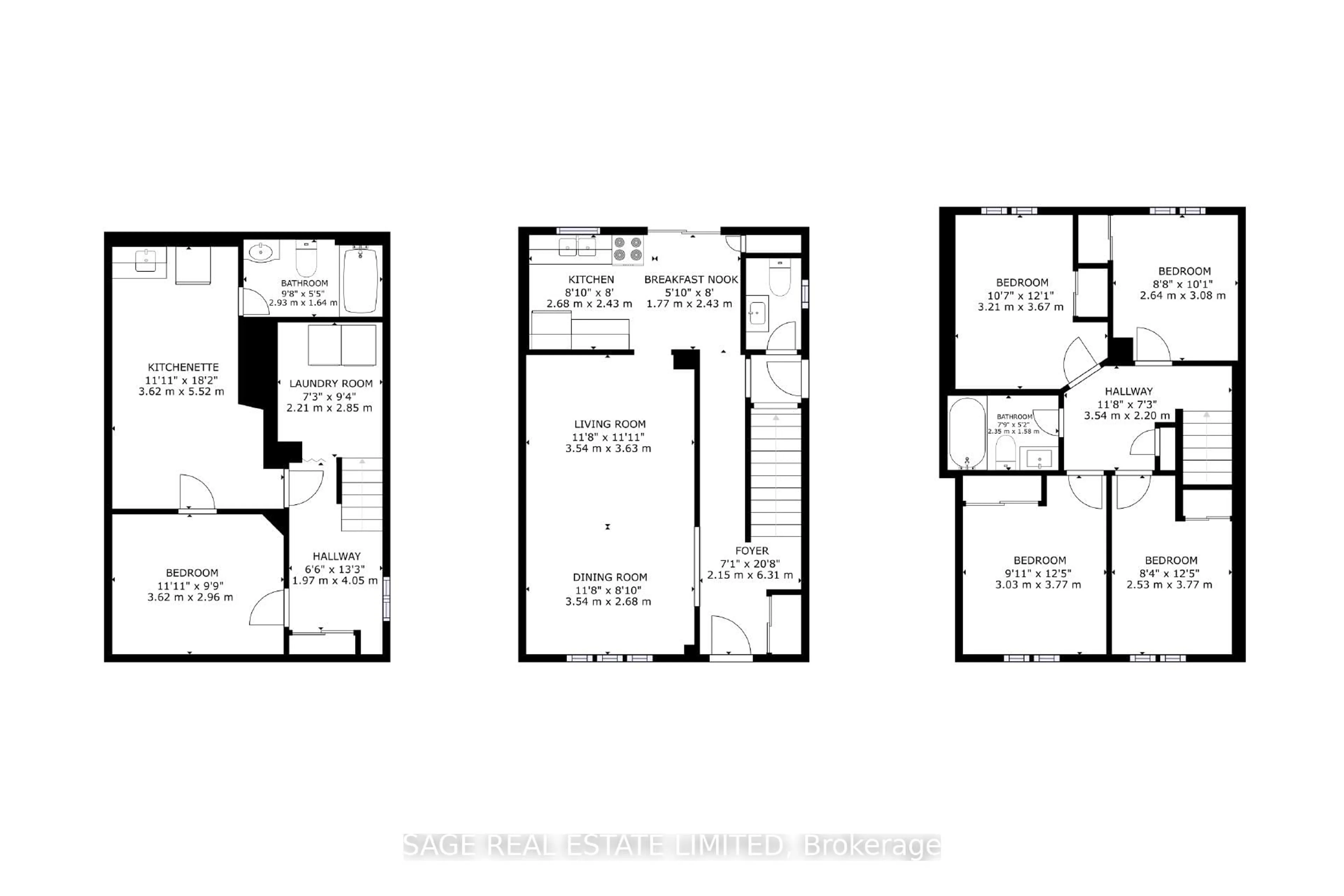 Floor plan for 63 Burkwood Cres, Toronto Ontario M1B 1N9