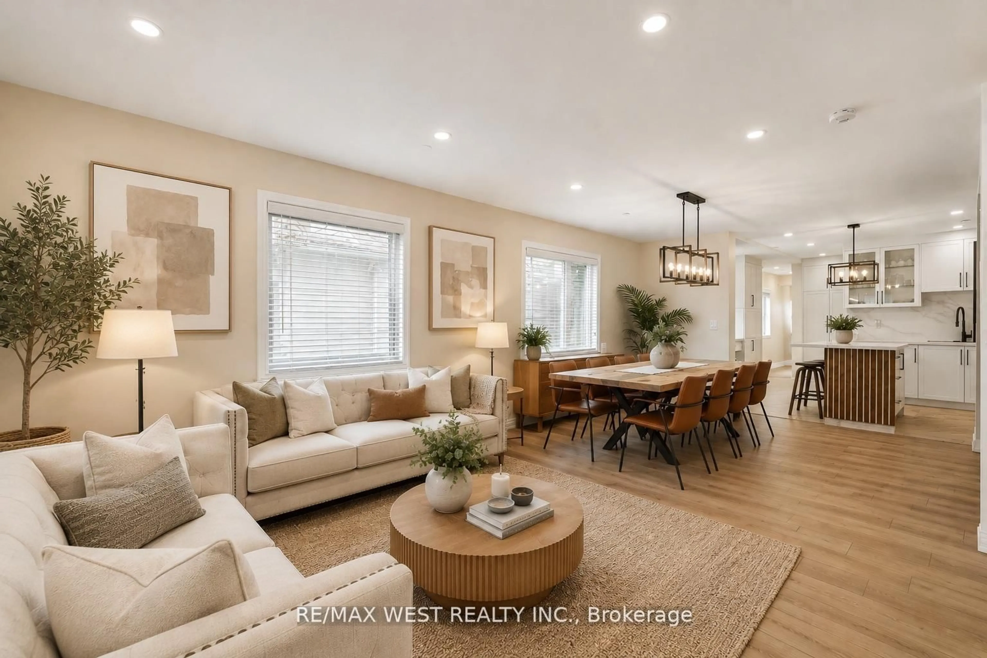 Living room with furniture, unknown for 201 Rhodes Ave, Toronto Ontario M4L 3A2