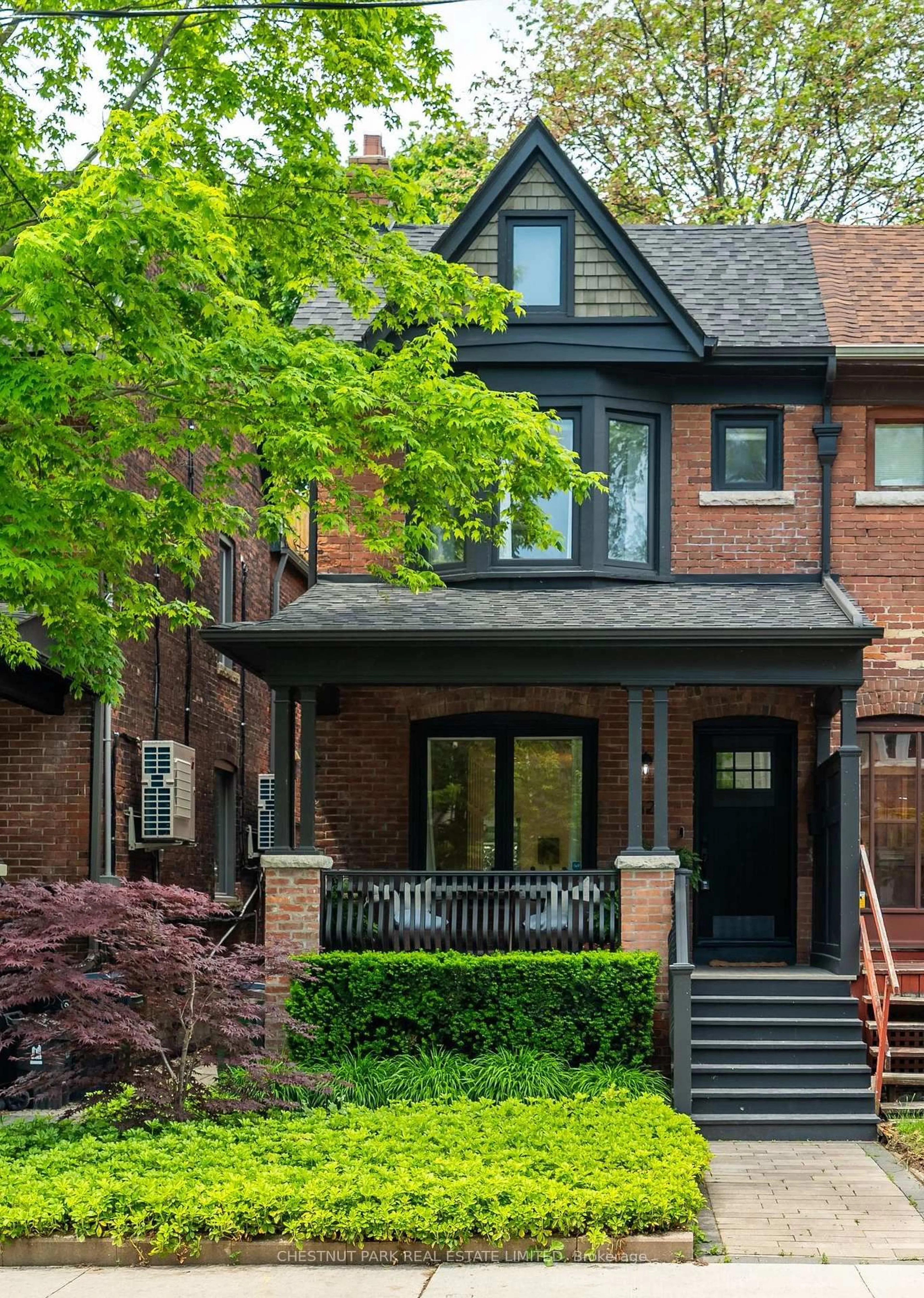Home with brick exterior material, street for 52 Bertmount Ave, Toronto Ontario M4M 2X9