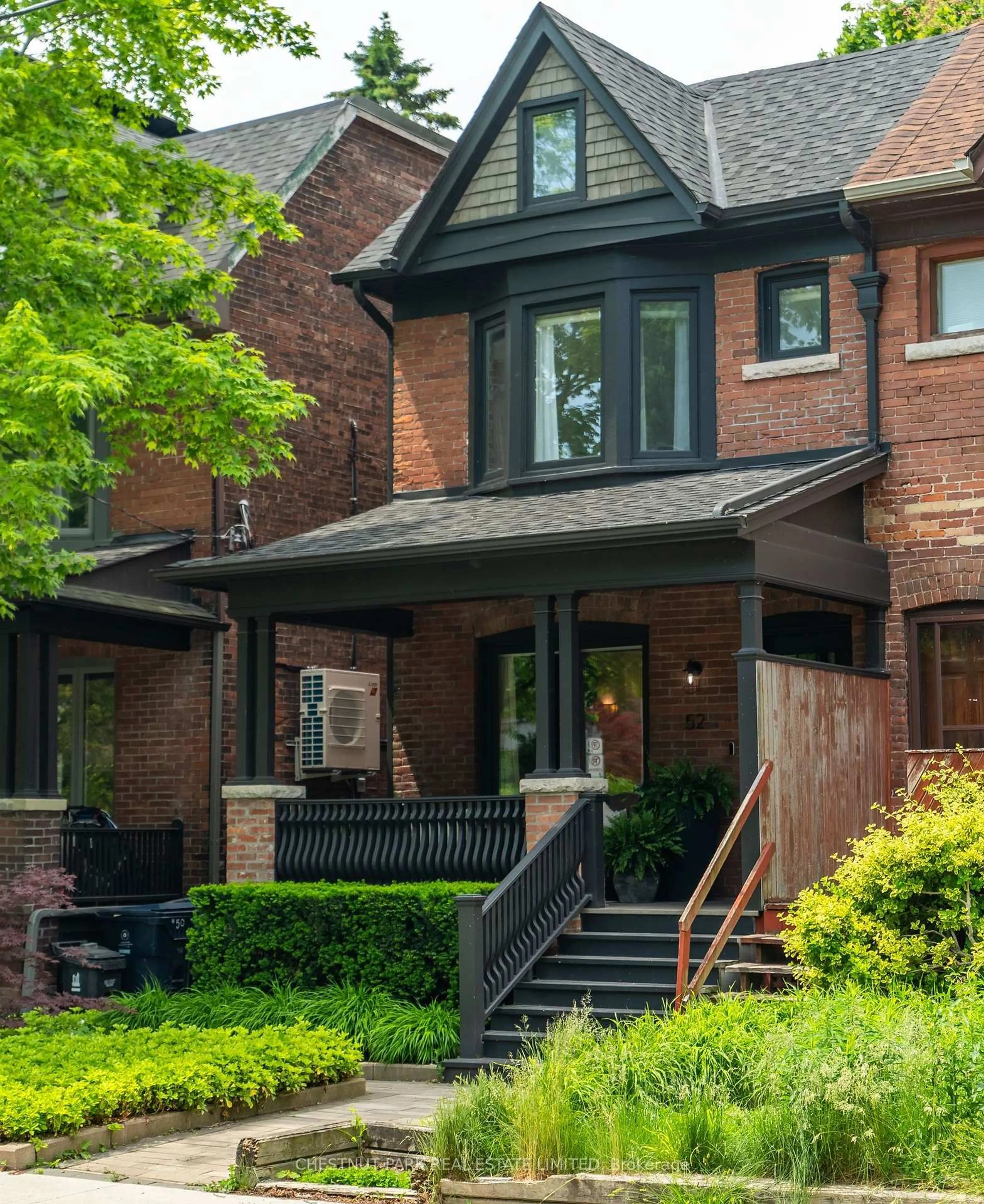 Home with brick exterior material, street for 52 Bertmount Ave, Toronto Ontario M4M 2X9