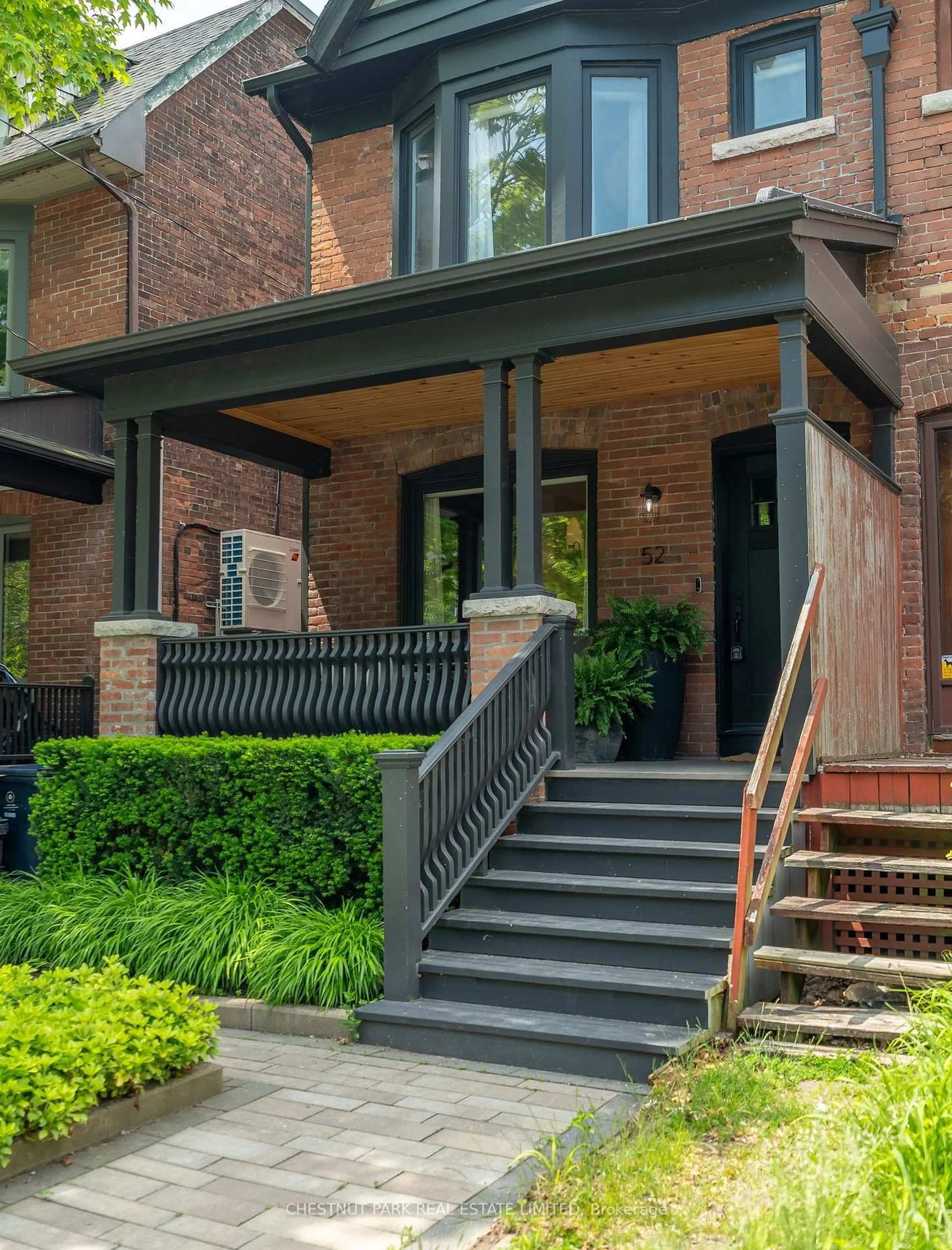 Home with brick exterior material, street for 52 Bertmount Ave, Toronto Ontario M4M 2X9