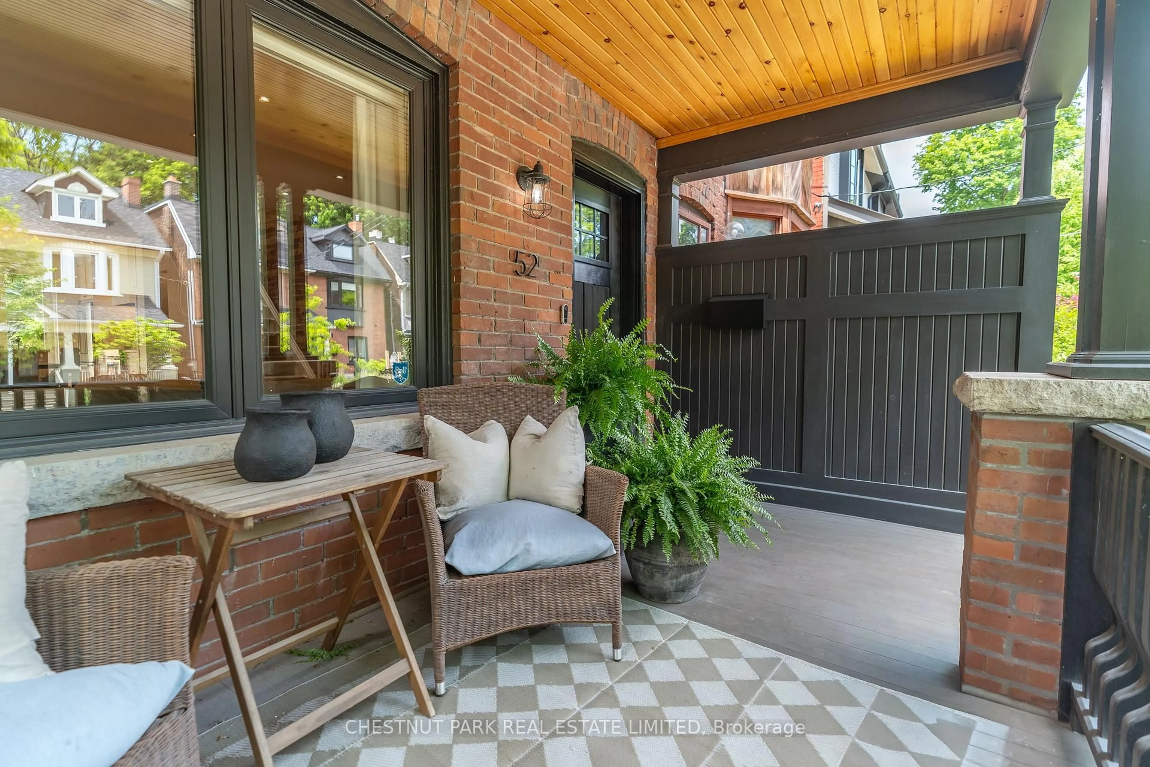 Patio, street for 52 Bertmount Ave, Toronto Ontario M4M 2X9