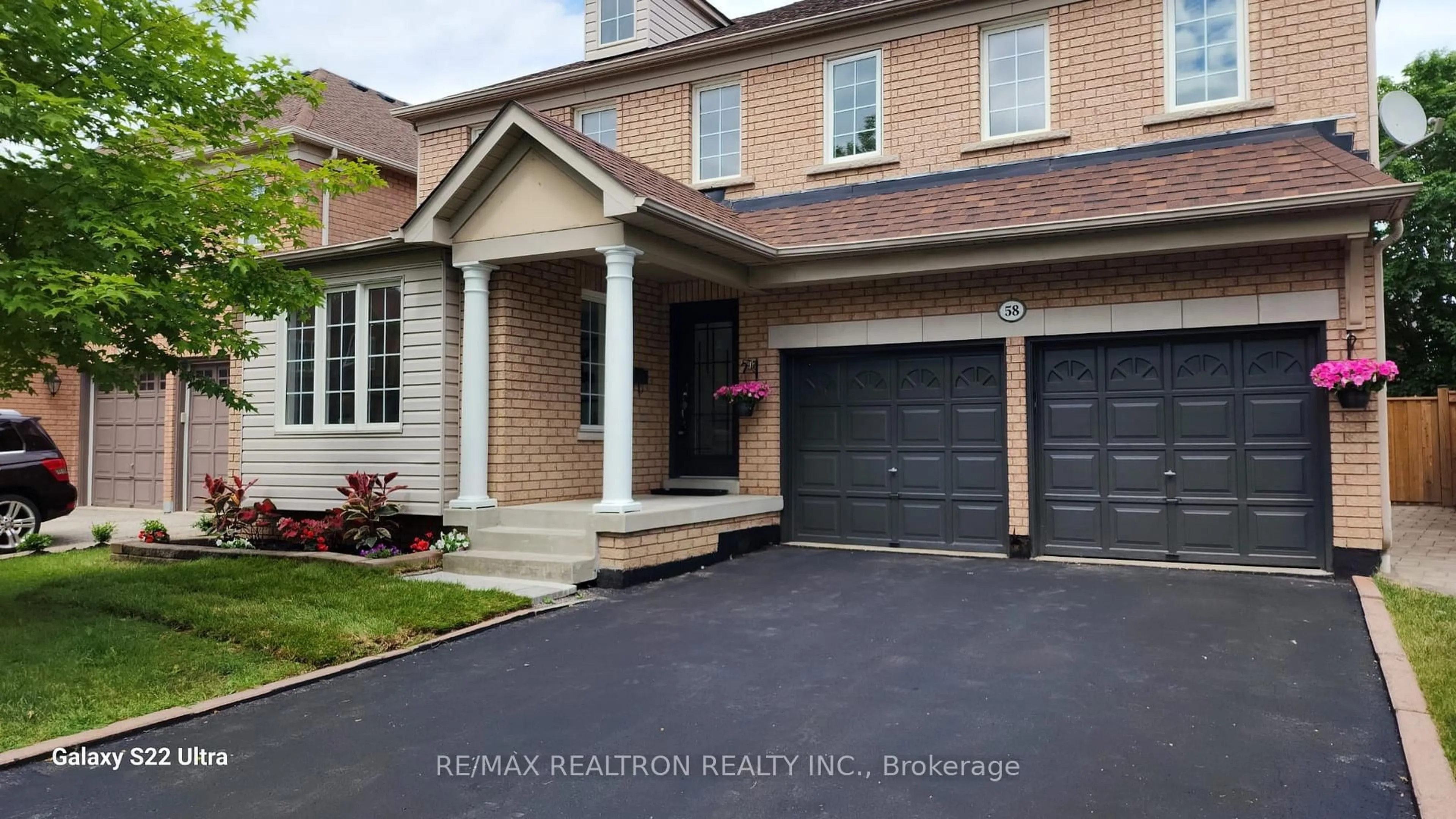Home with brick exterior material, street for 58 Bradbury Cres, Ajax Ontario L1T 4G5
