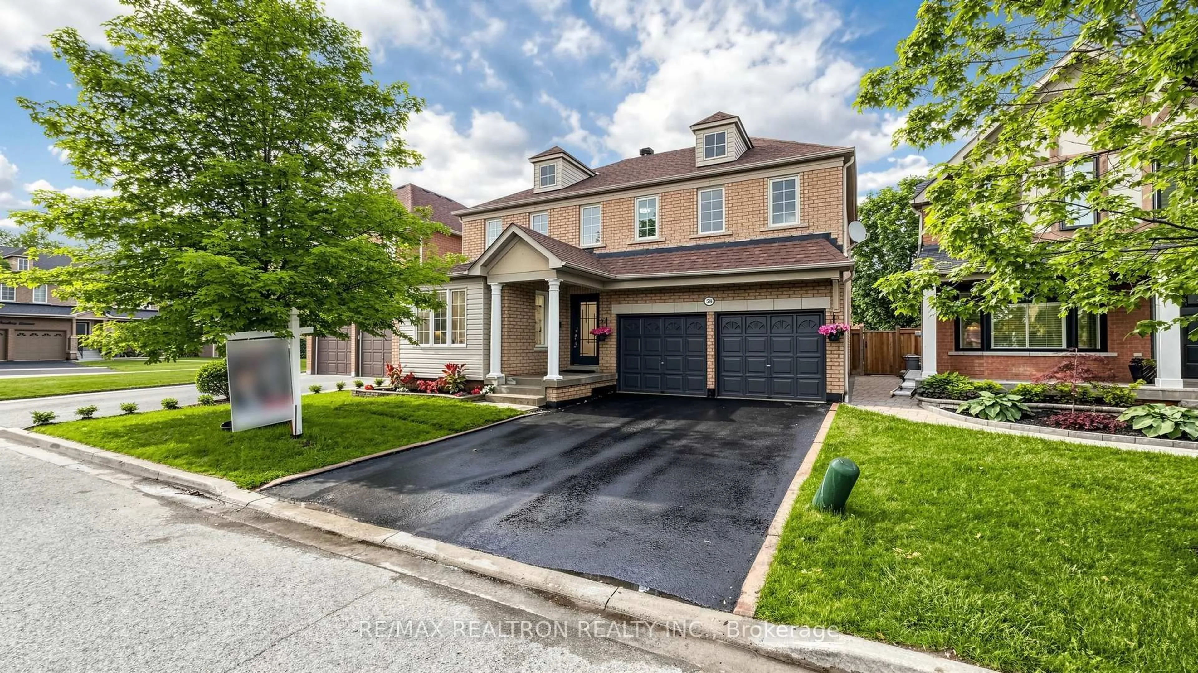 Home with brick exterior material, street for 58 Bradbury Cres, Ajax Ontario L1T 4G5