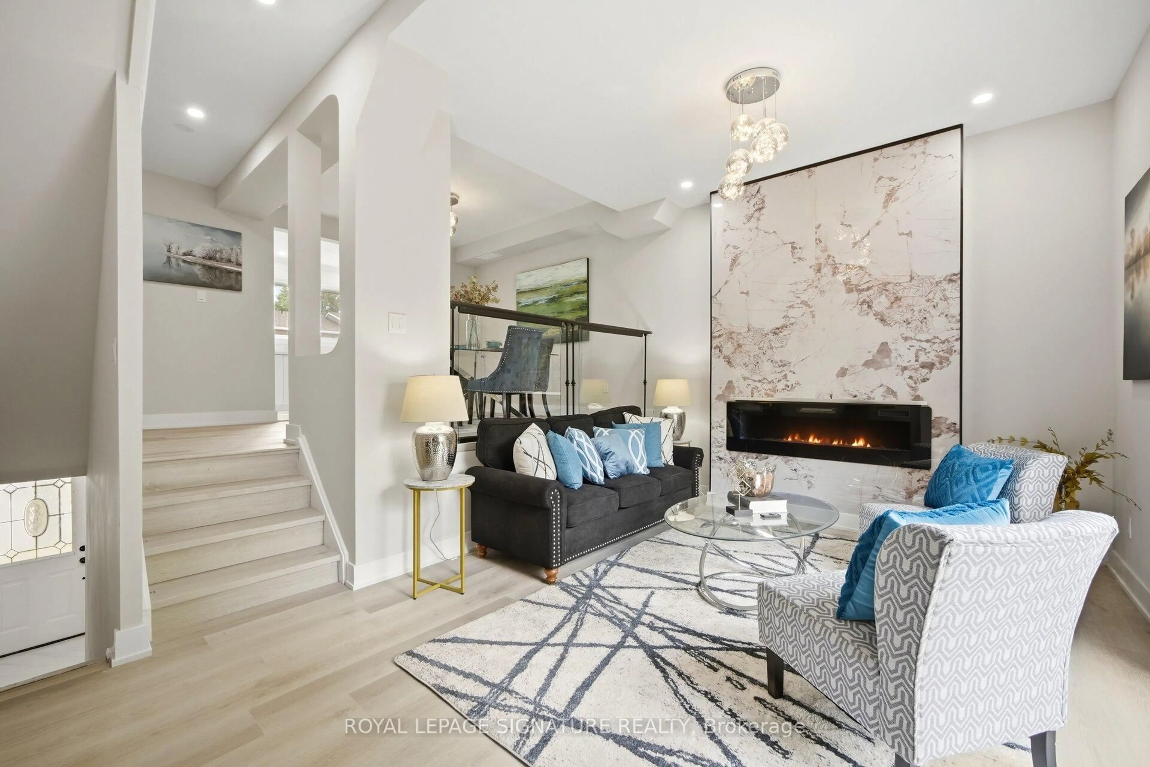 Living room with furniture, unknown for 121 Centennial Rd #21, Toronto Ontario M1C 1Z7