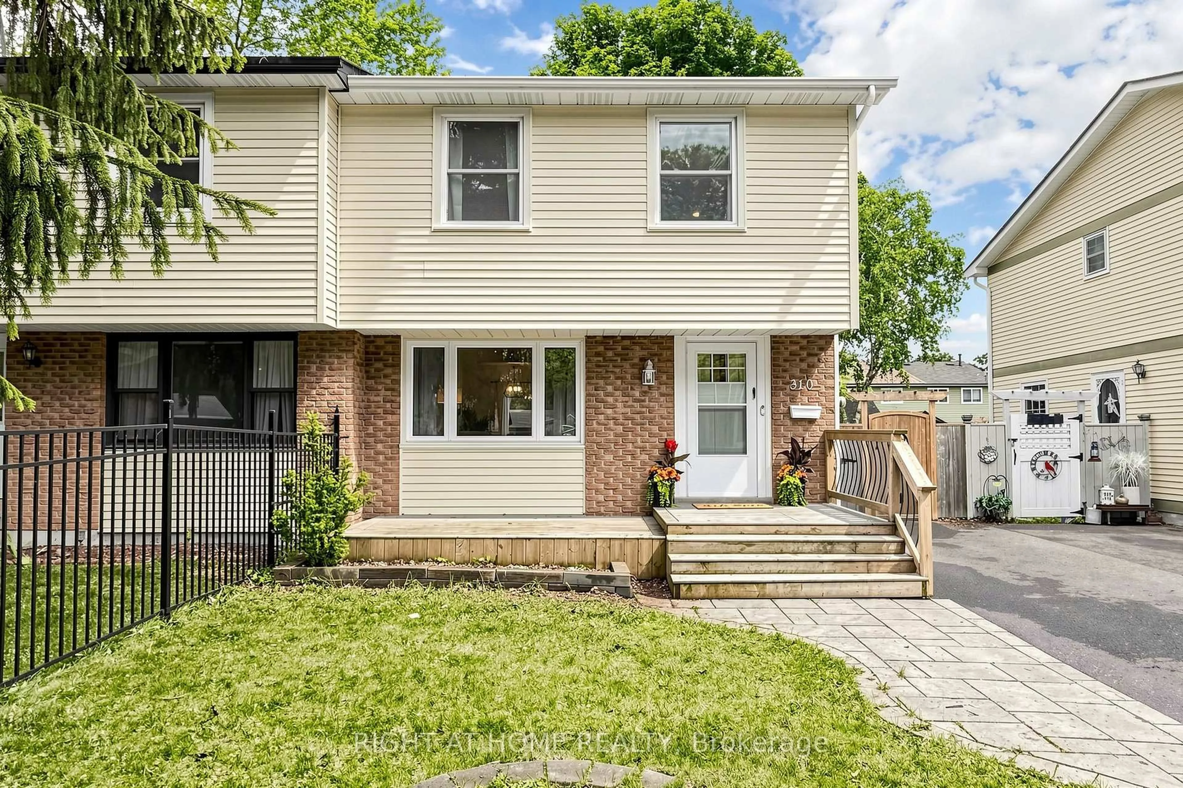 Home with brick exterior material, street for 310 Shamrock Crt, Oshawa Ontario L1J 6X9