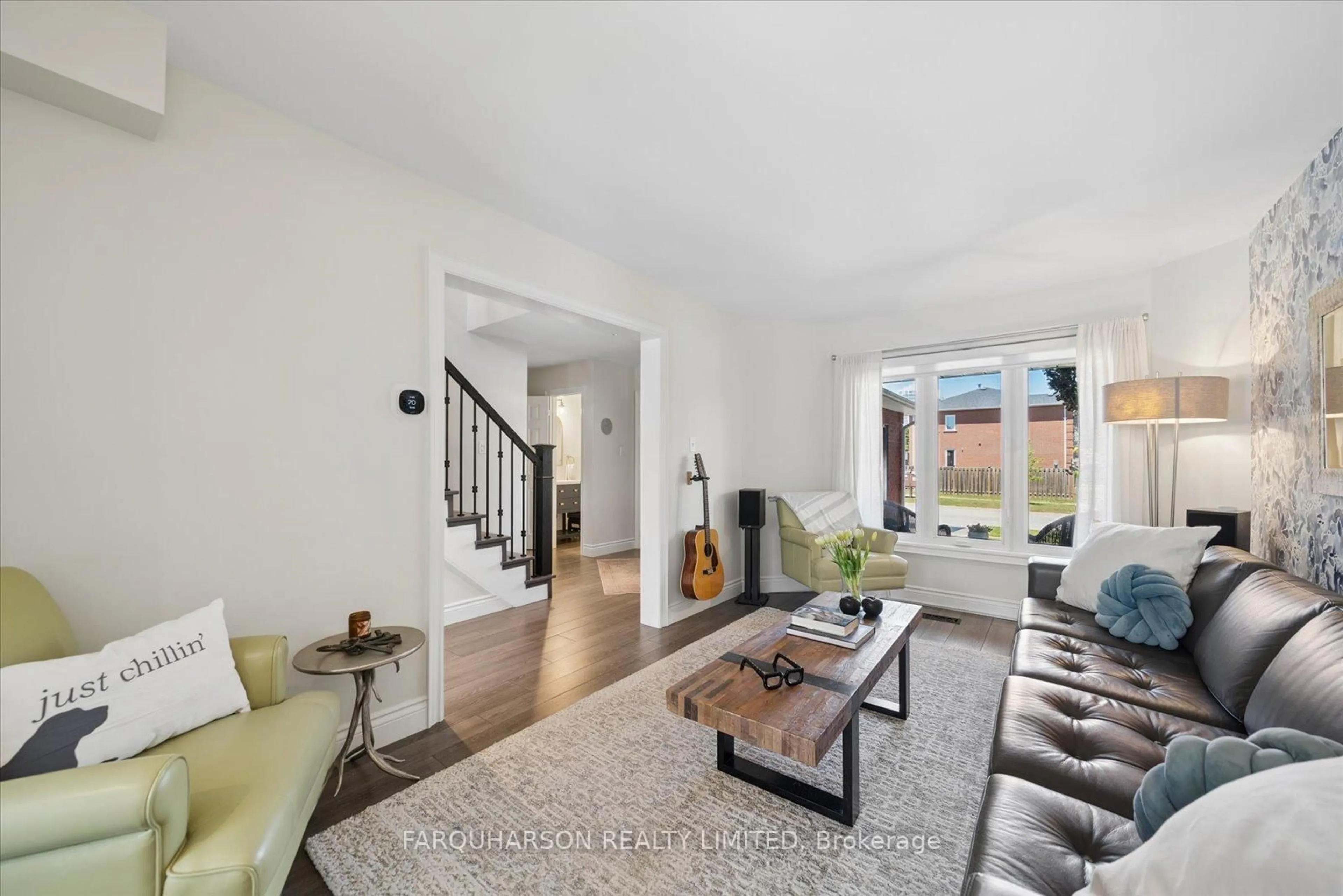 Living room with furniture, unknown for 1 Clune Pl, Whitby Ontario L1R 2B1