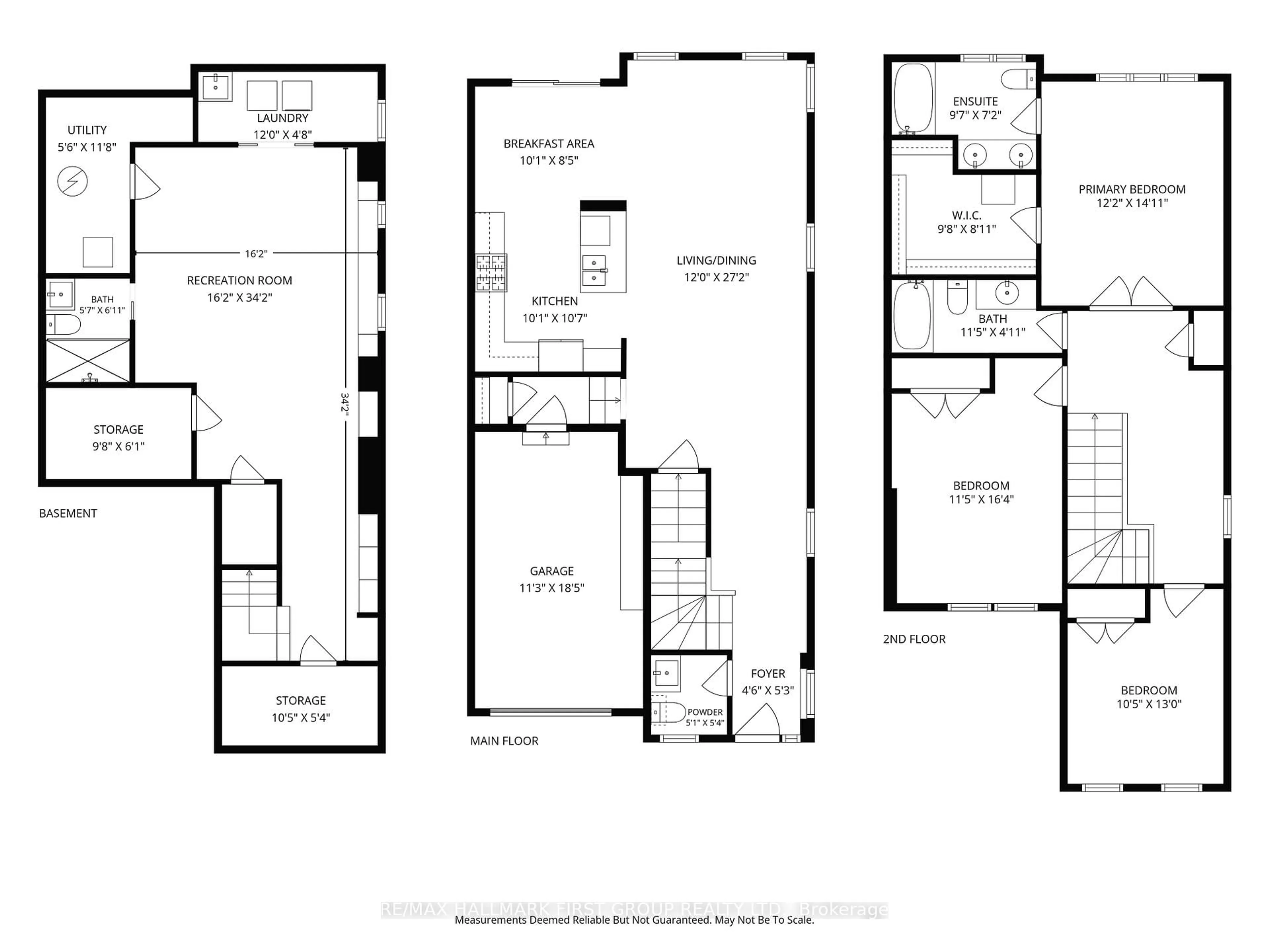 Floor plan for 150 Angus Dr, Ajax Ontario L1S 5G8