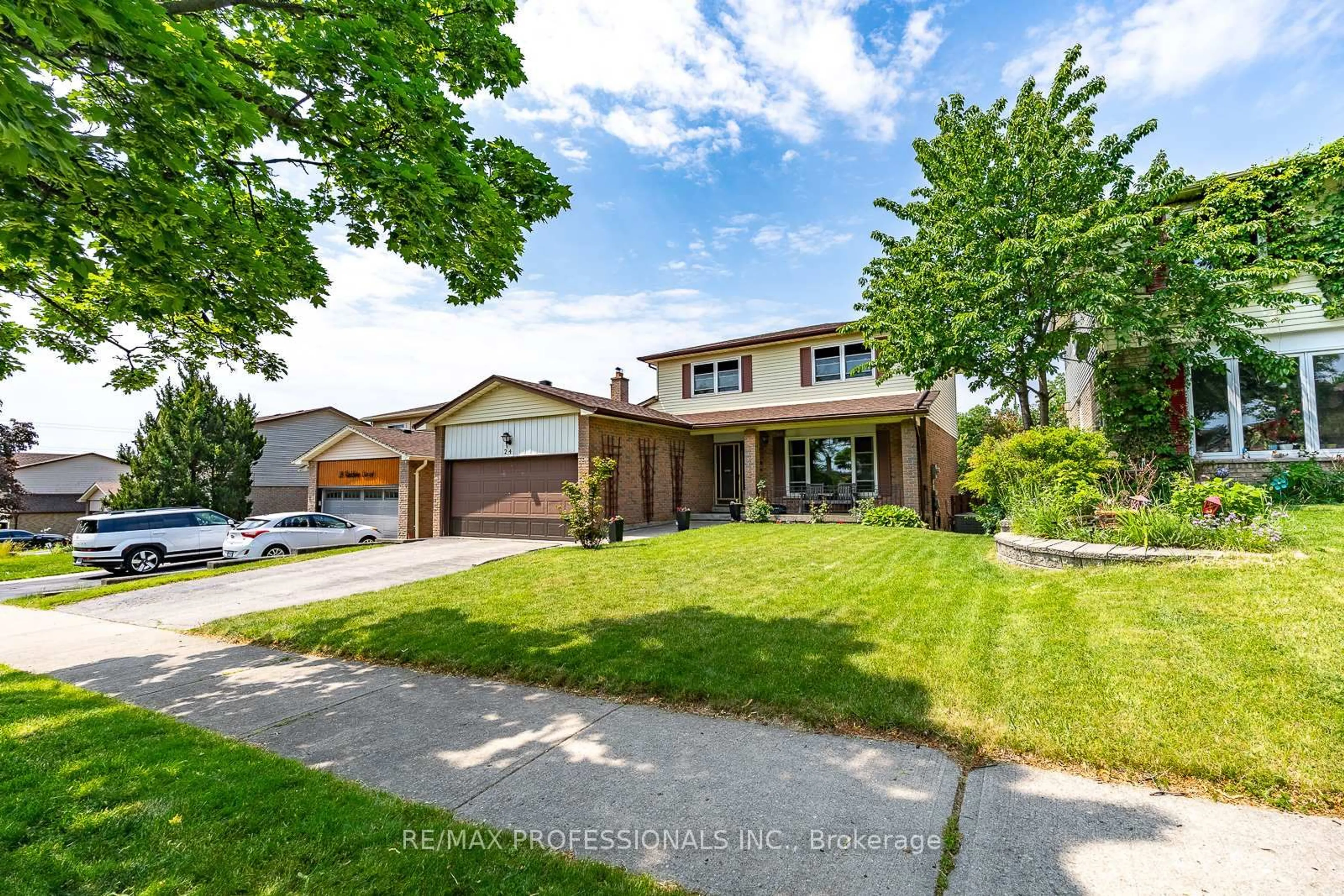 Home with brick exterior material, street for 24 Hawkstone Cres, Whitby Ontario L1N 6R6